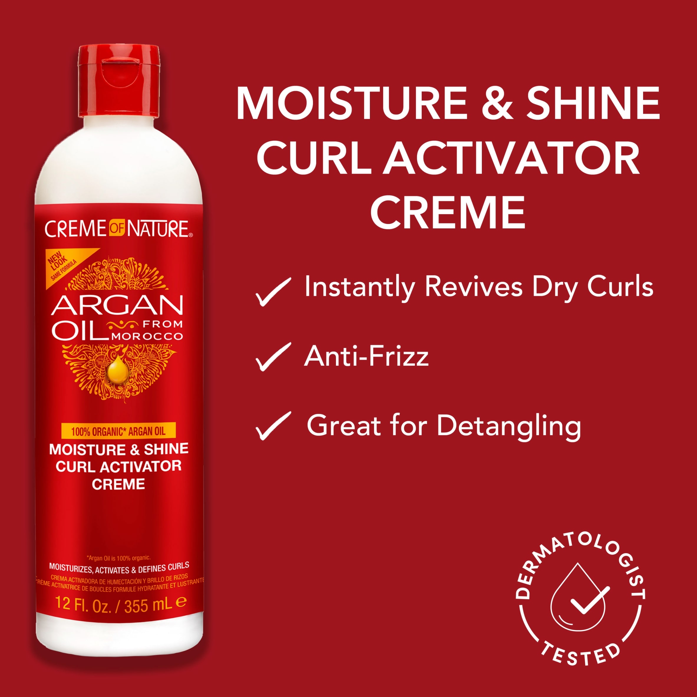 Creme Of Nature Argan Oil Curl Activator 354Ml thumbnail 3