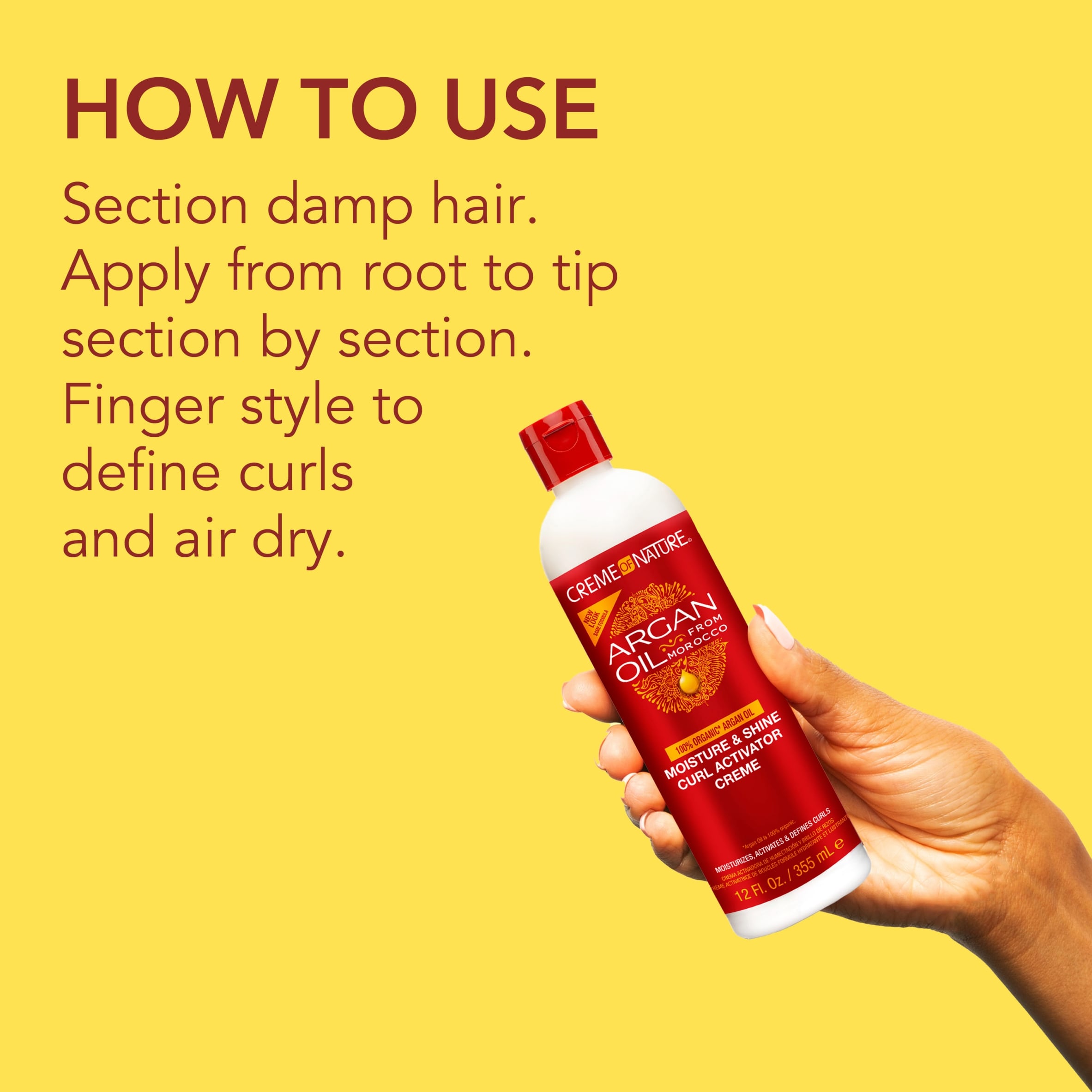Creme Of Nature Argan Oil Curl Activator 354Ml thumbnail 5