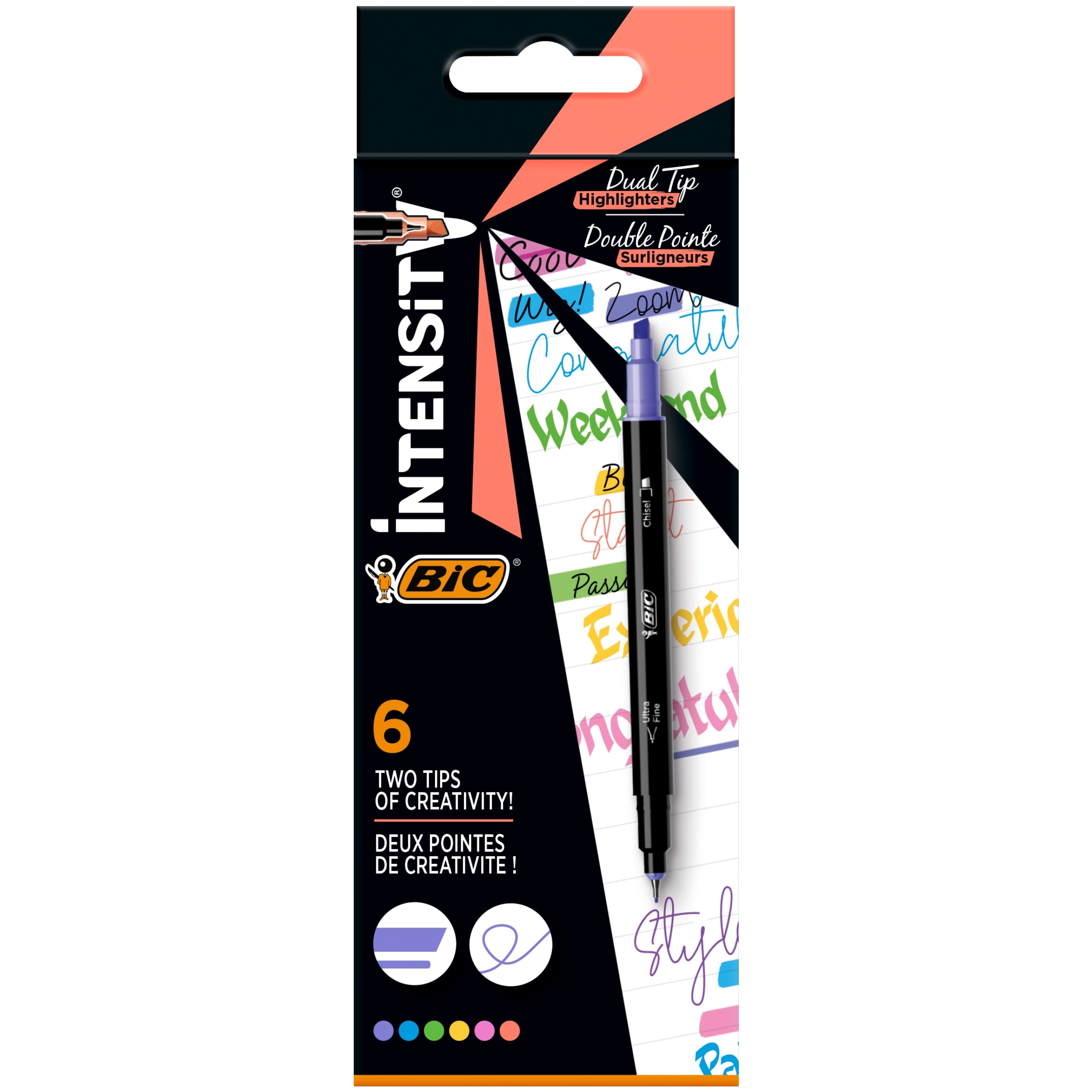 Bic Intensity Dual Tip Highlights X6