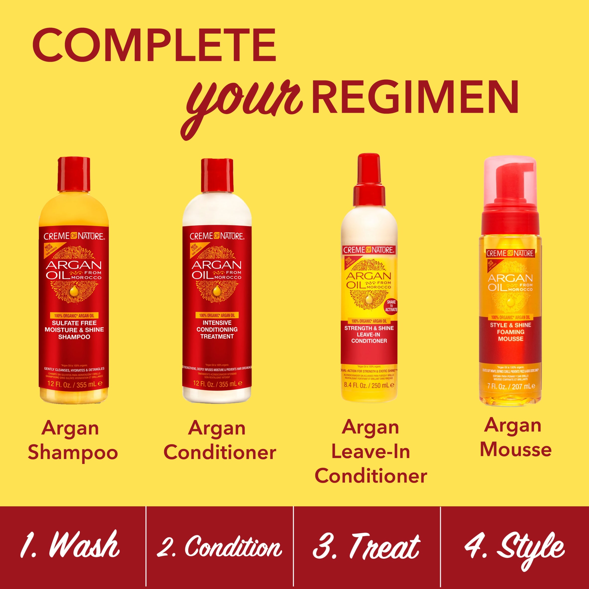 Creme Of Nature Argan Oil Leave In Conditioner 250Ml thumbnail 5