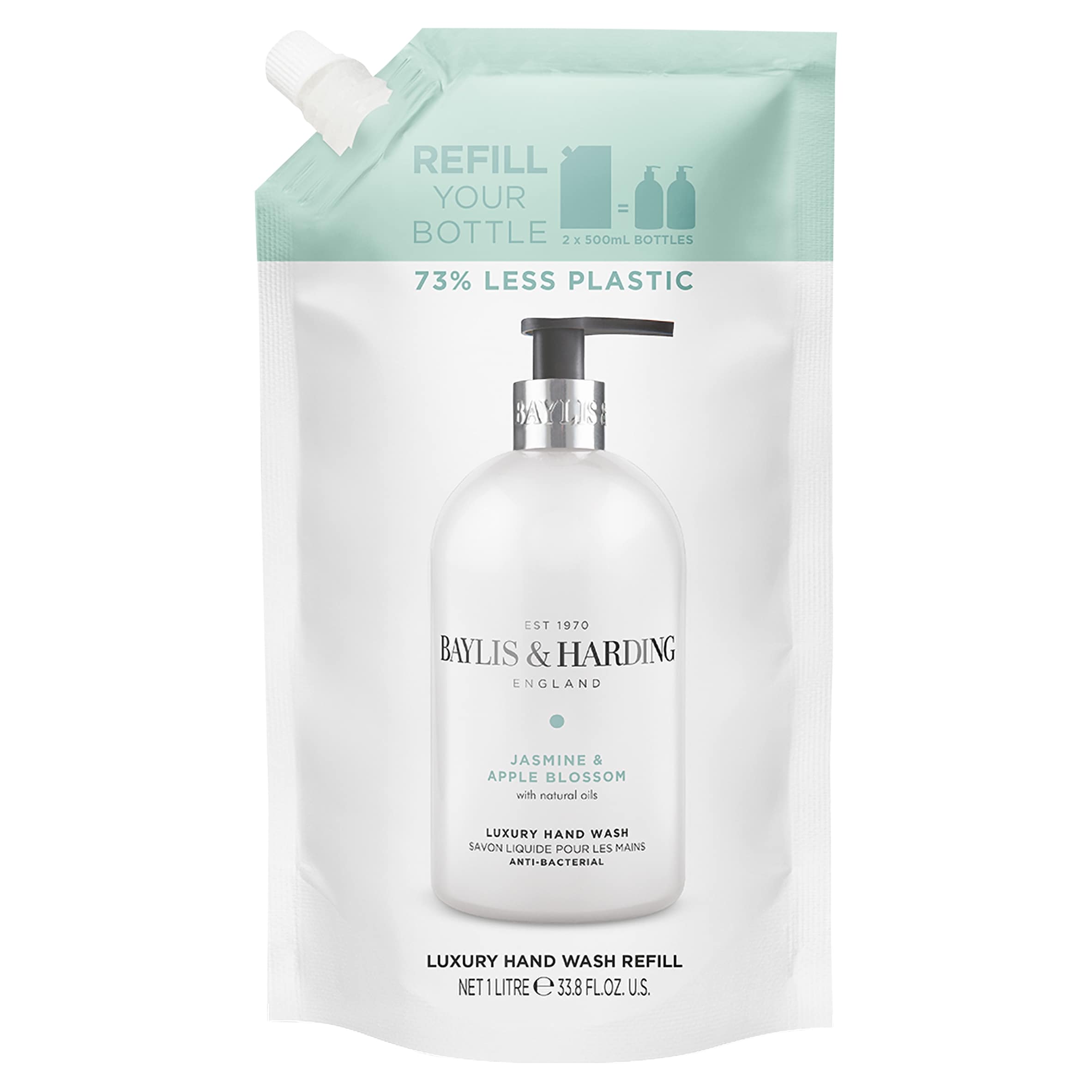 Baylis & Harding Jasmine & Apple Antibacterial Hand Wash Refill Pouch