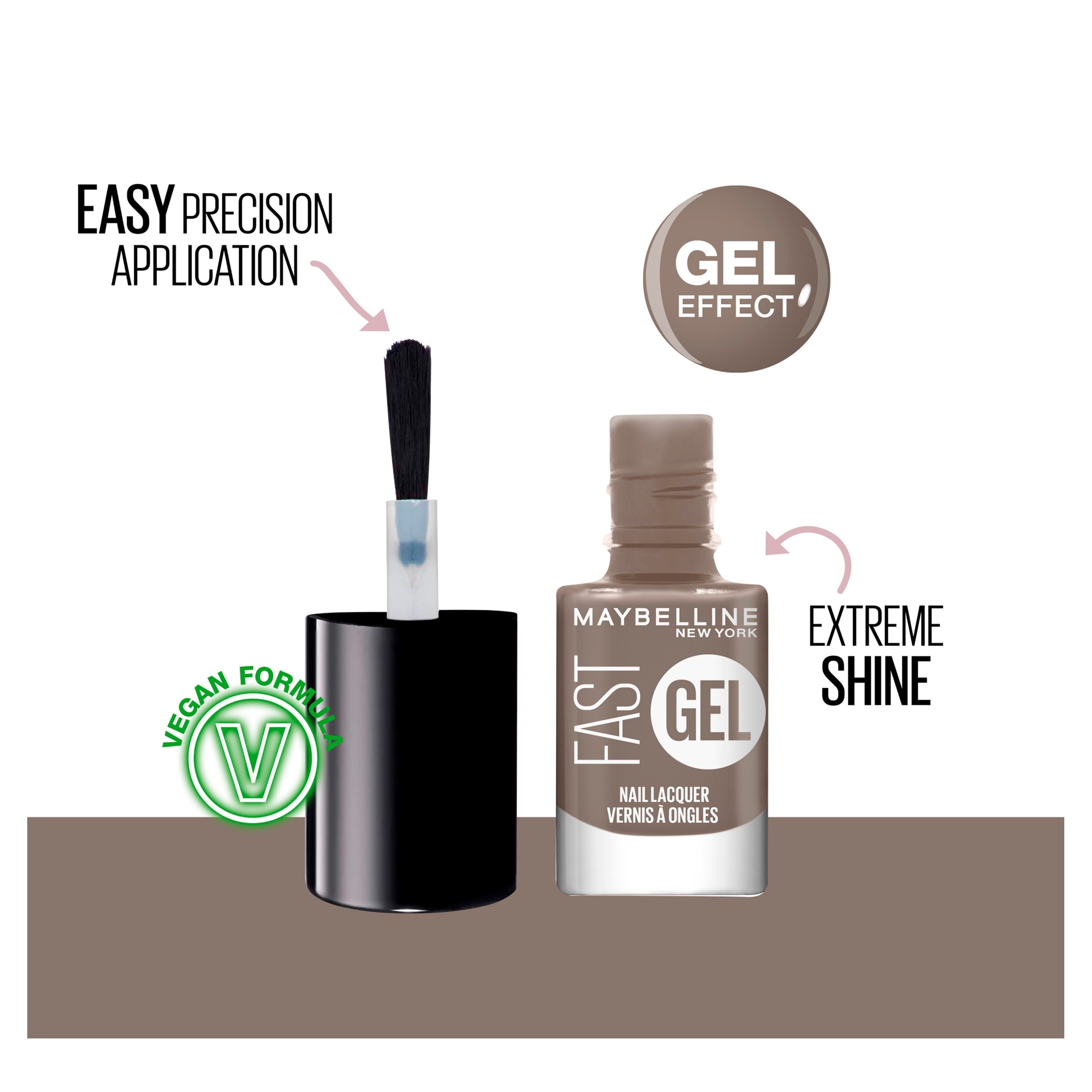 Maybelline Fast Gel Nail Lacquer Sinful Stone 6.7Ml thumbnail 2