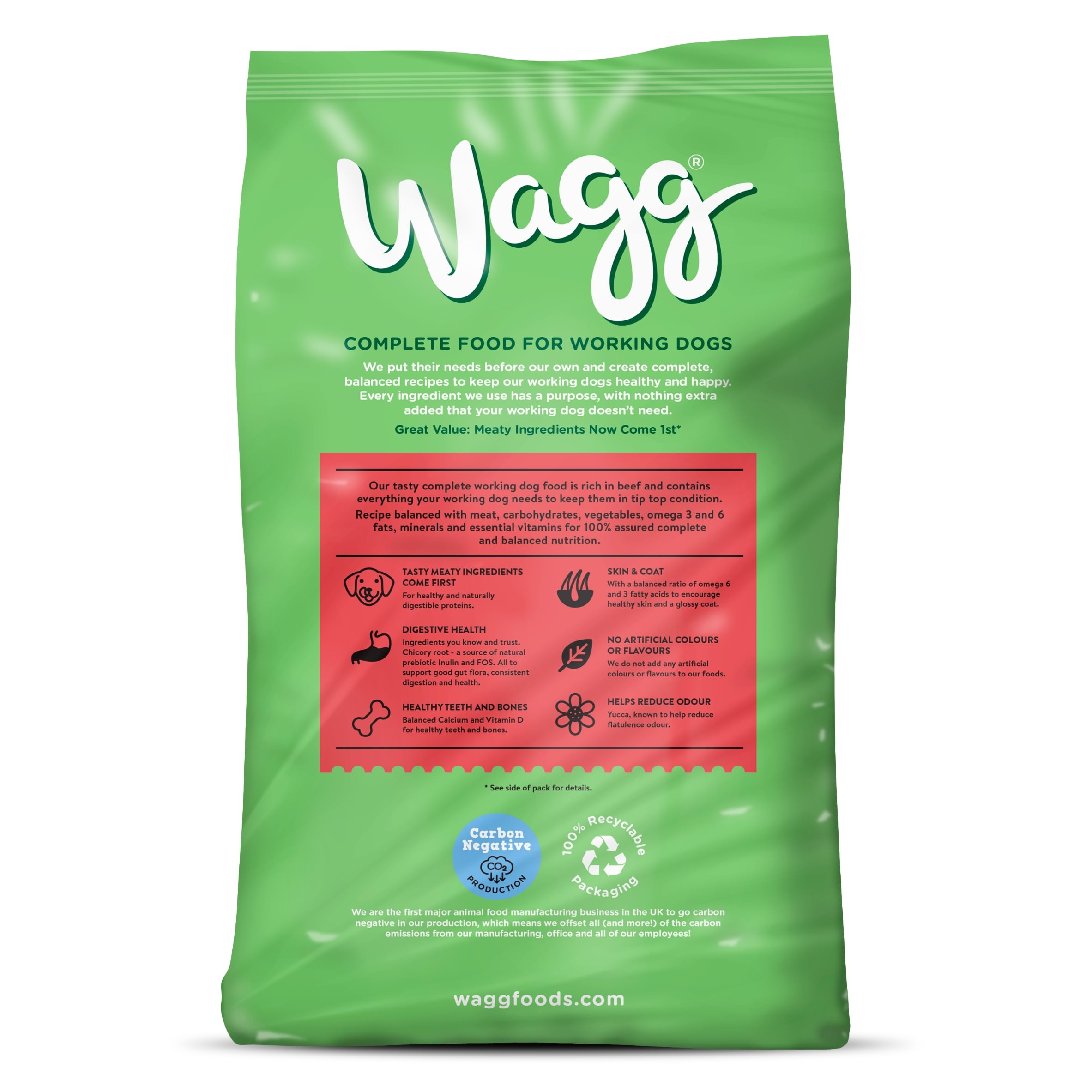 Wagg Active Goodness Beef Dog Food 12Kg thumbnail 3