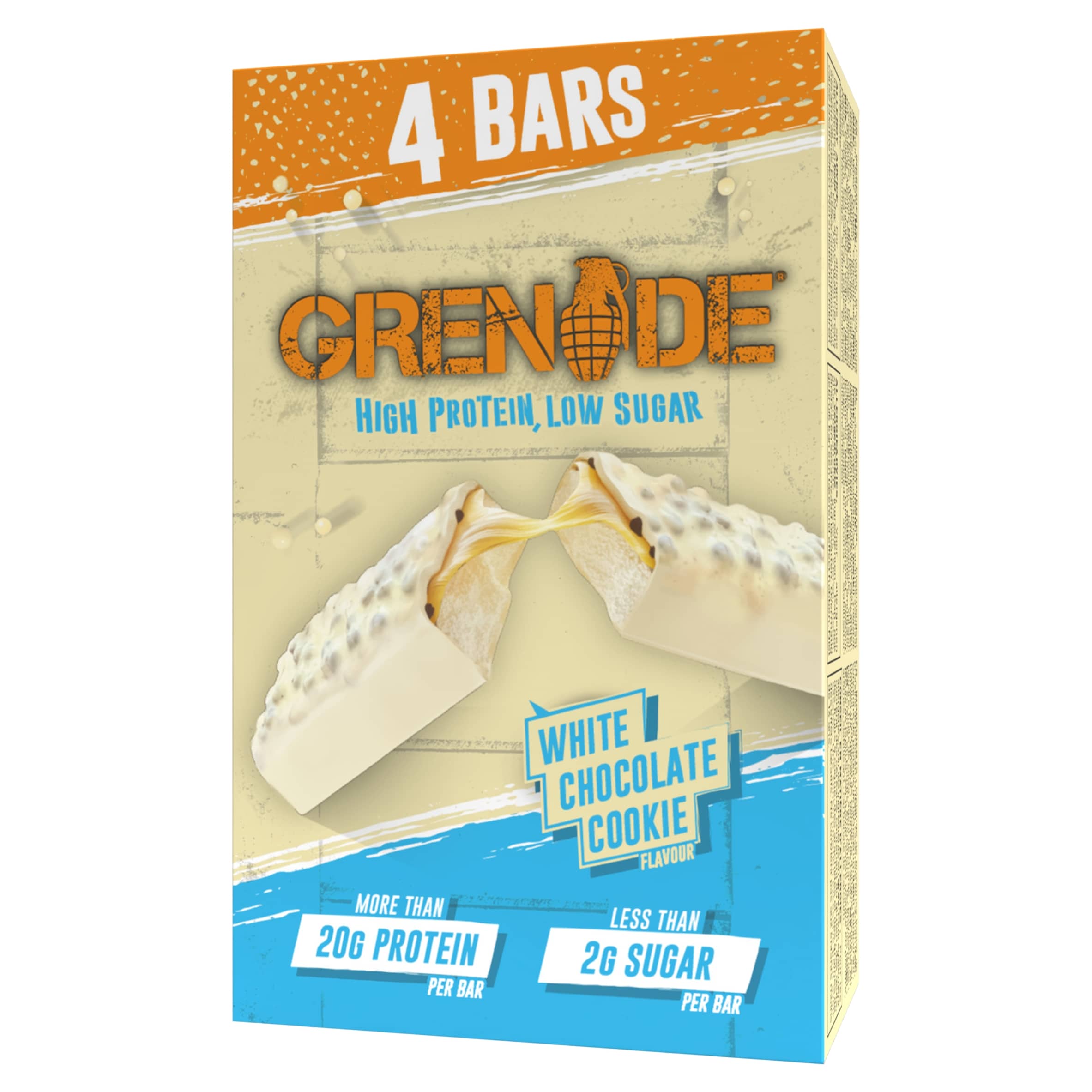 Grenade White Chocolate Cookie Protein Bar Multipack