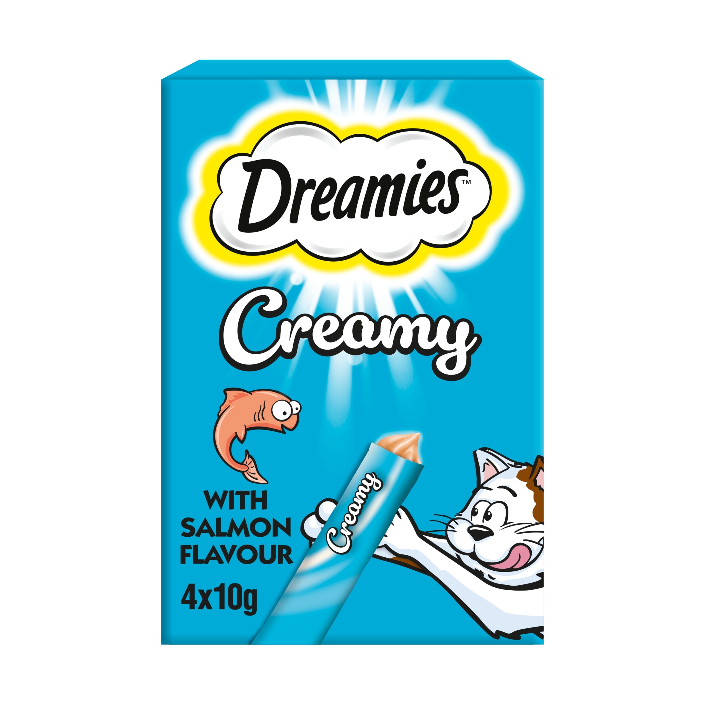Dreamies Creamy Cat Treats With Salmon
