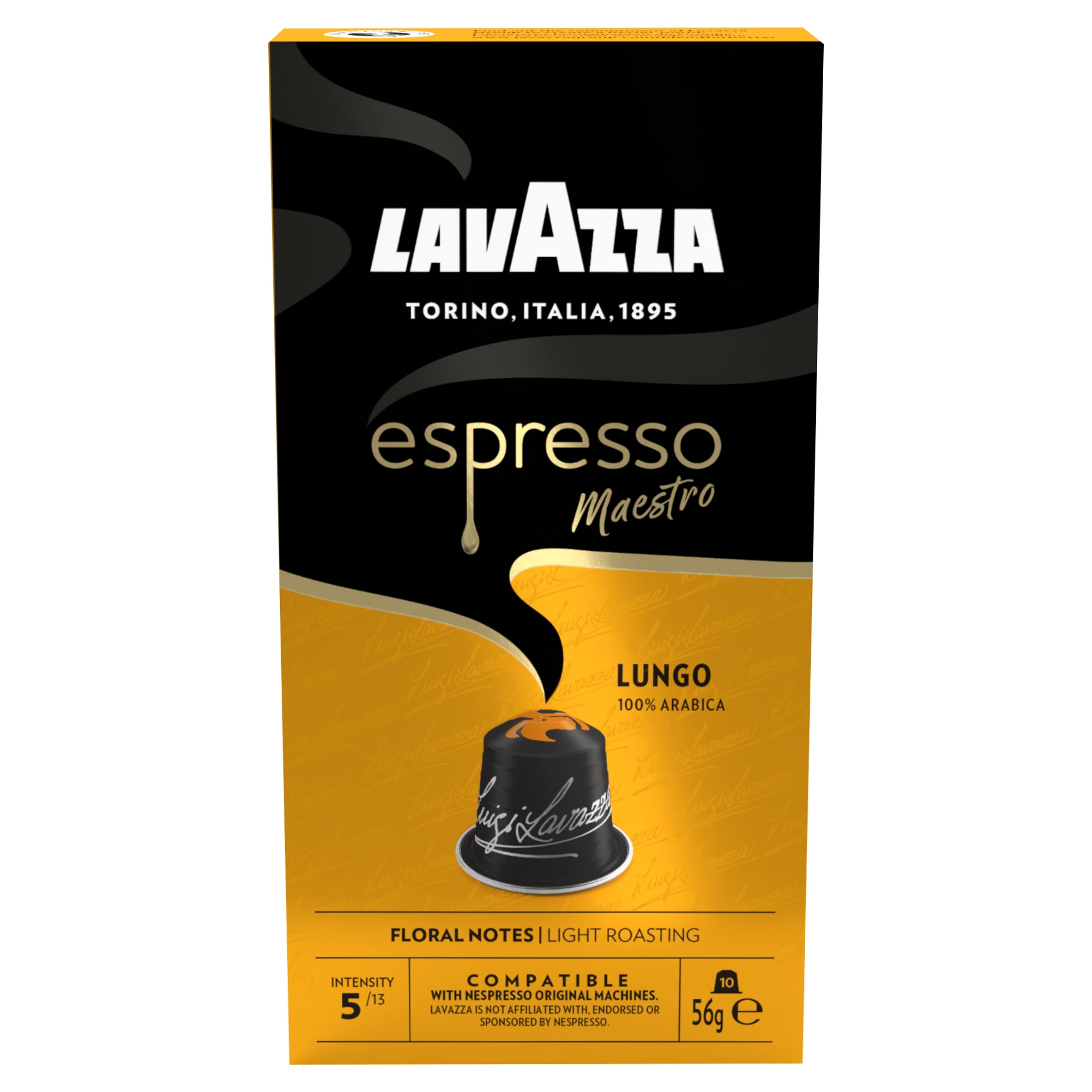 Lavazza Espresso Lungo Aluminium Nespresso Compatible Capsules