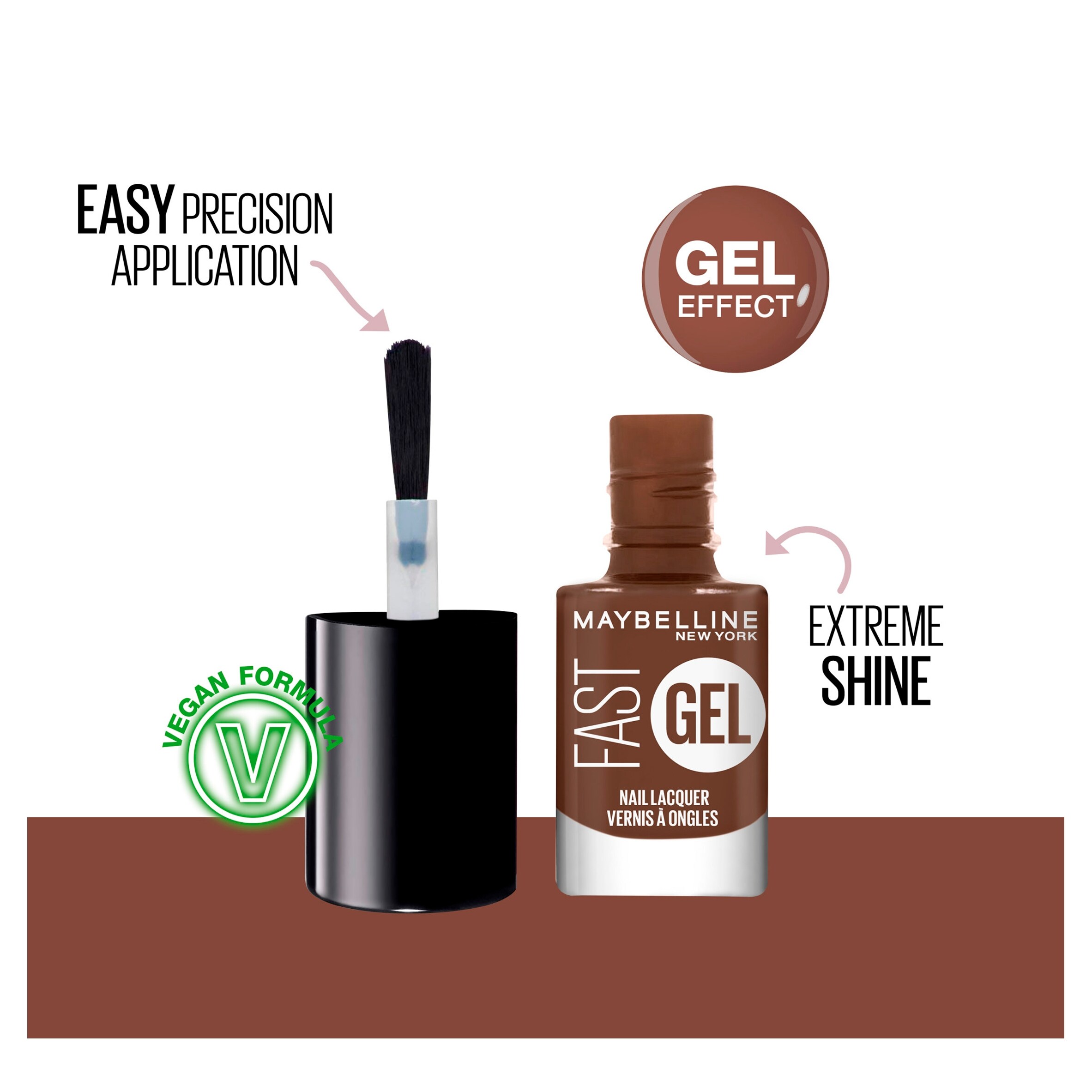 Maybelline Fast Gel N/Lacr Smoky Rose 6.7Ml thumbnail 2
