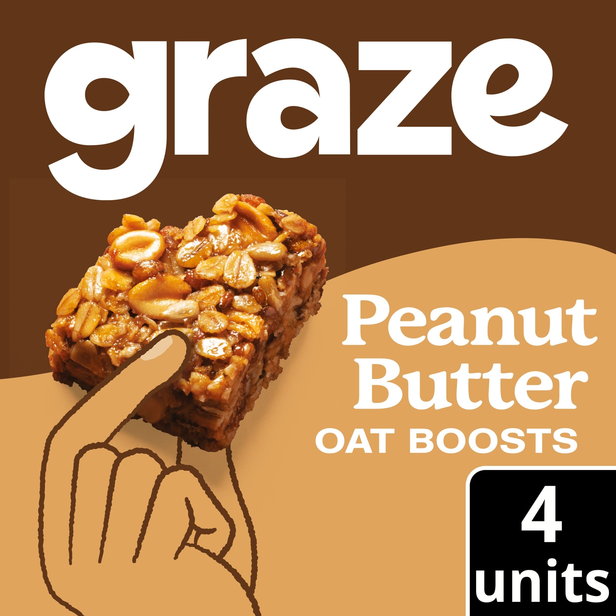 Graze Protein Peanut Butter Vegan Snack Bars