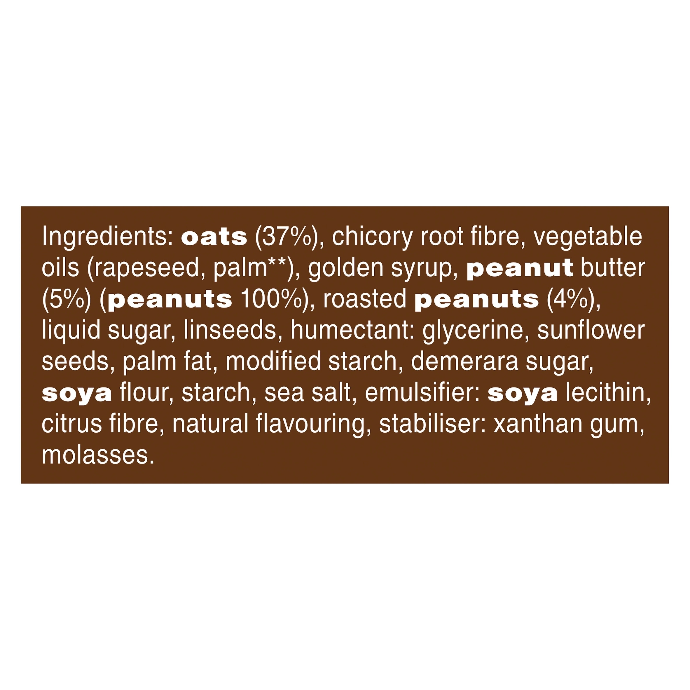 Graze Peanut Butter Oat Boosts Flapjack Snack 4x30G thumbnail 2