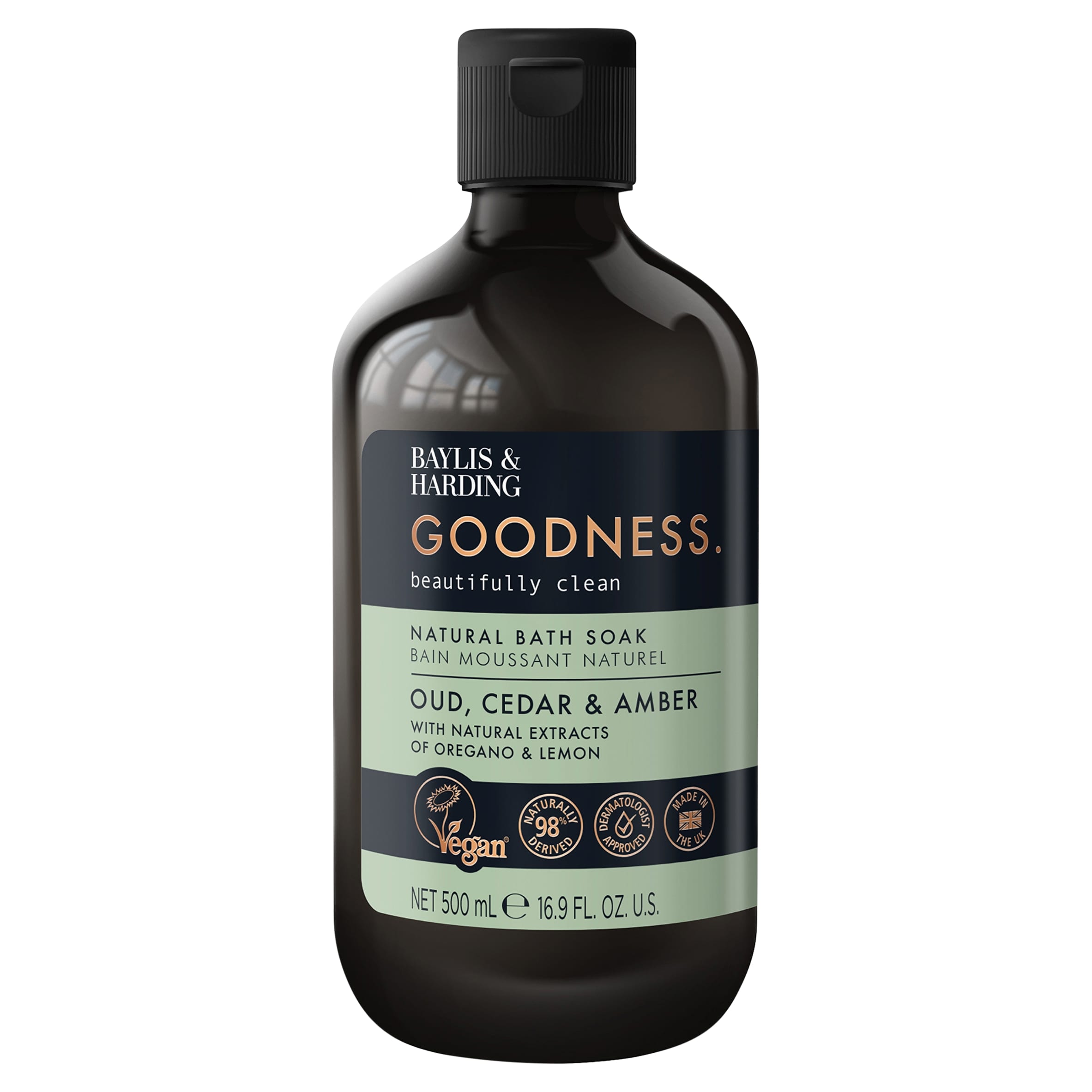 Baylis & Harding Goodness Oud, Cedar & Amber Bath Soak