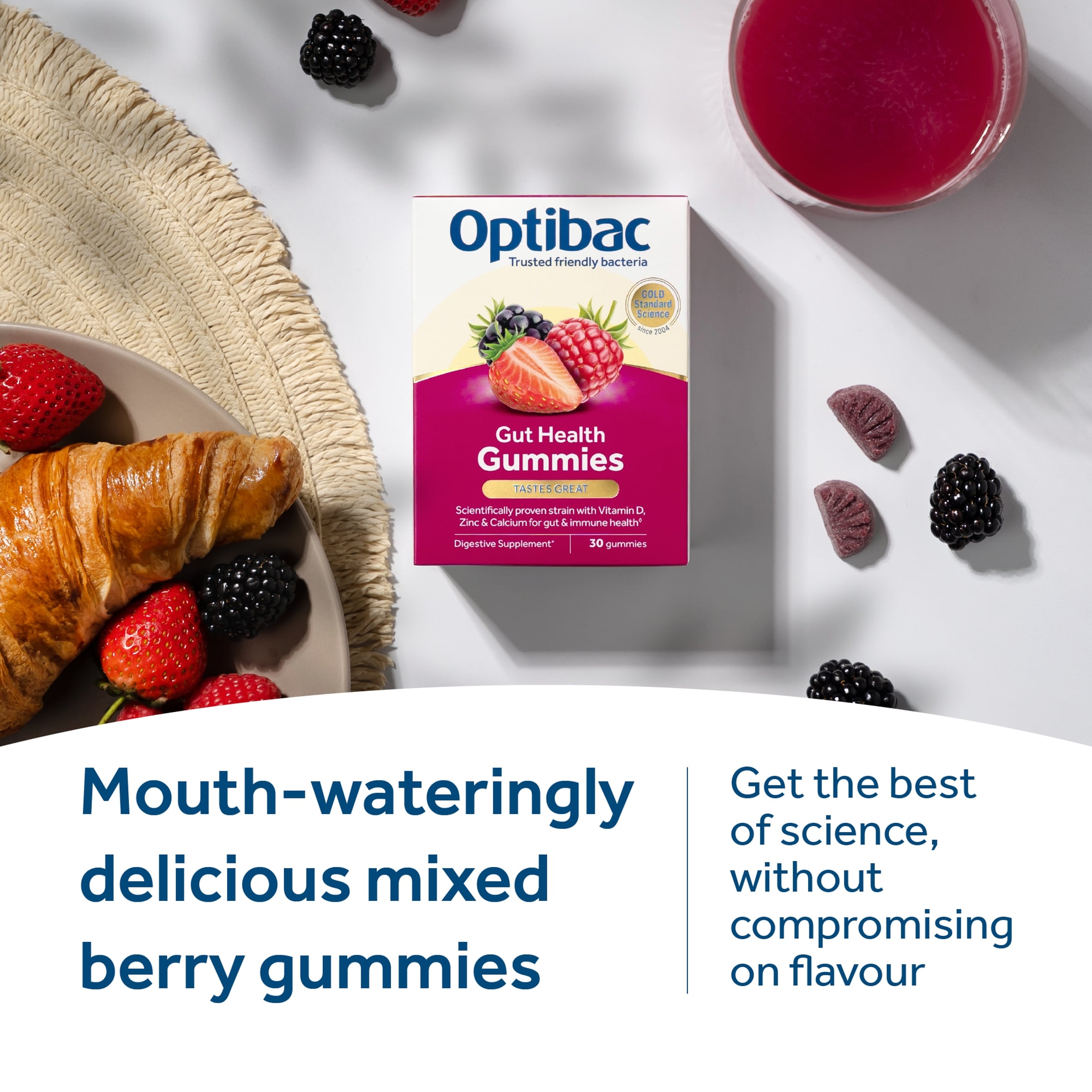 Optibac Probiotics Gut Health Gummies 30s thumbnail 4