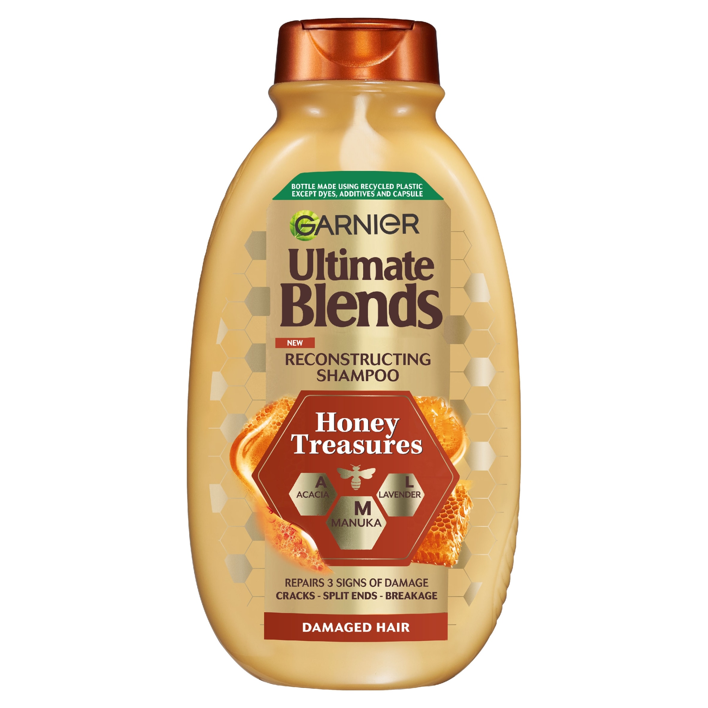 Garnier Ultimate Blends Honey Treasures Shampoo 400Ml