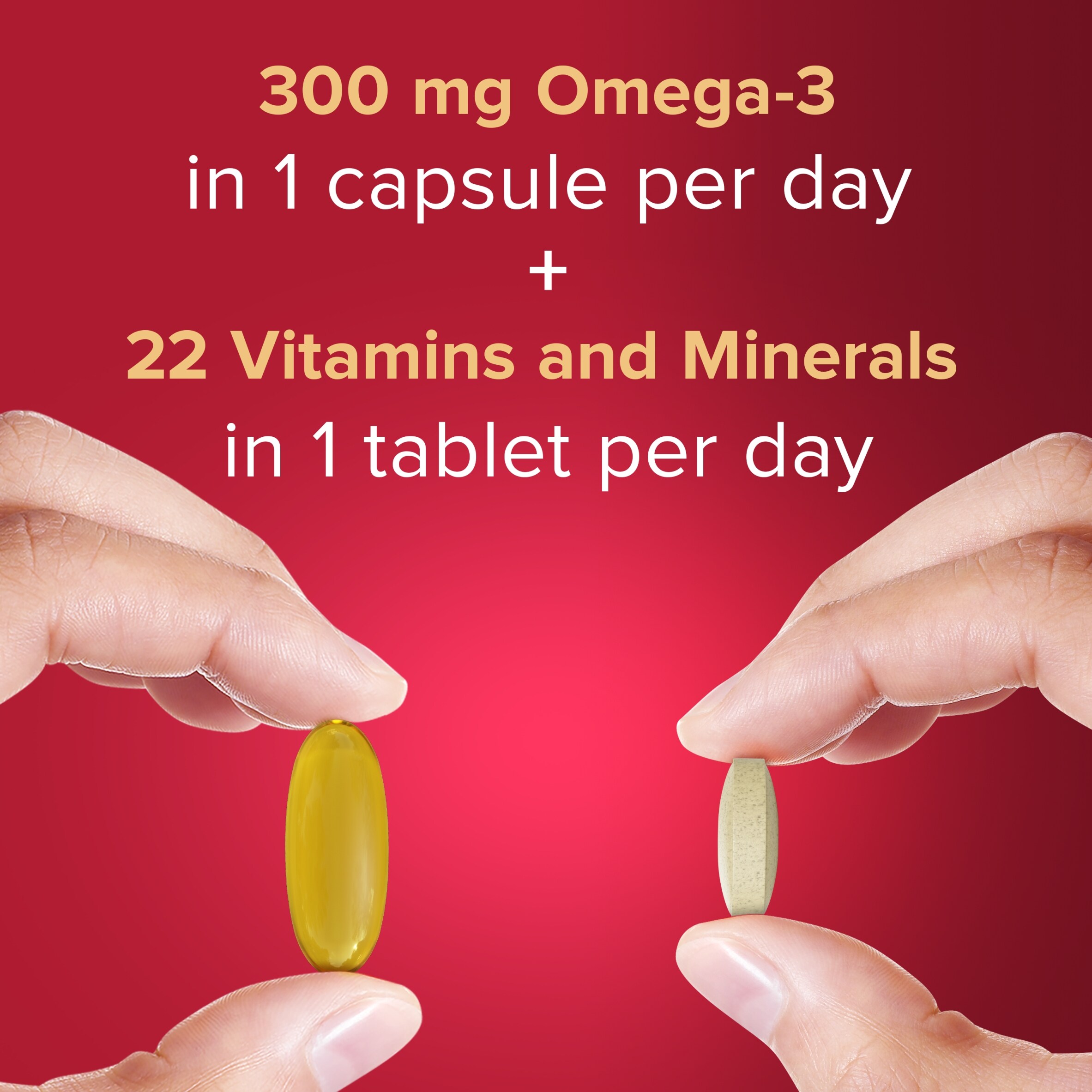 Seven Seas Omega-3 & Multivitamins Man 50+ Duo Pack 60s thumbnail 5