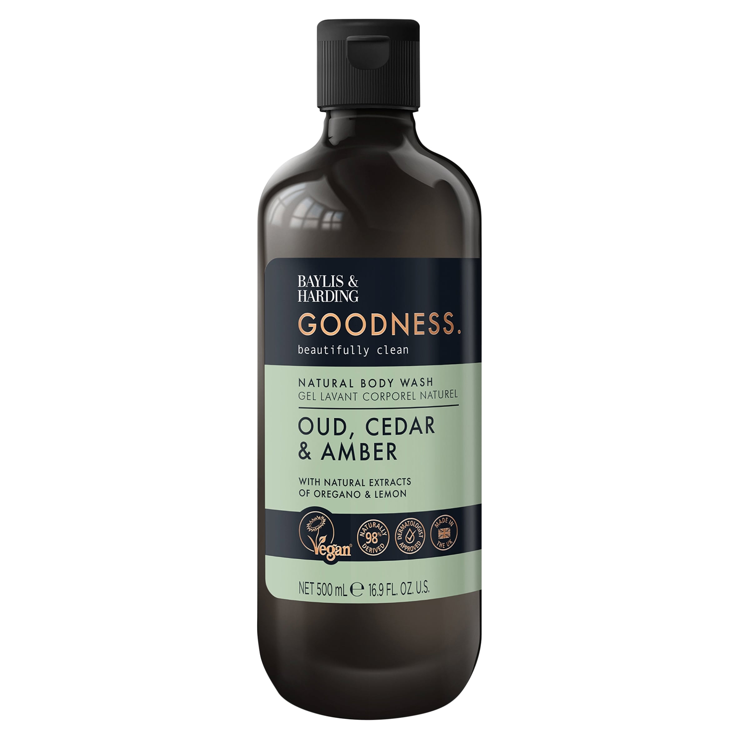 Baylis & Harding Goodness Oud, Cedar & Amber Body Wash