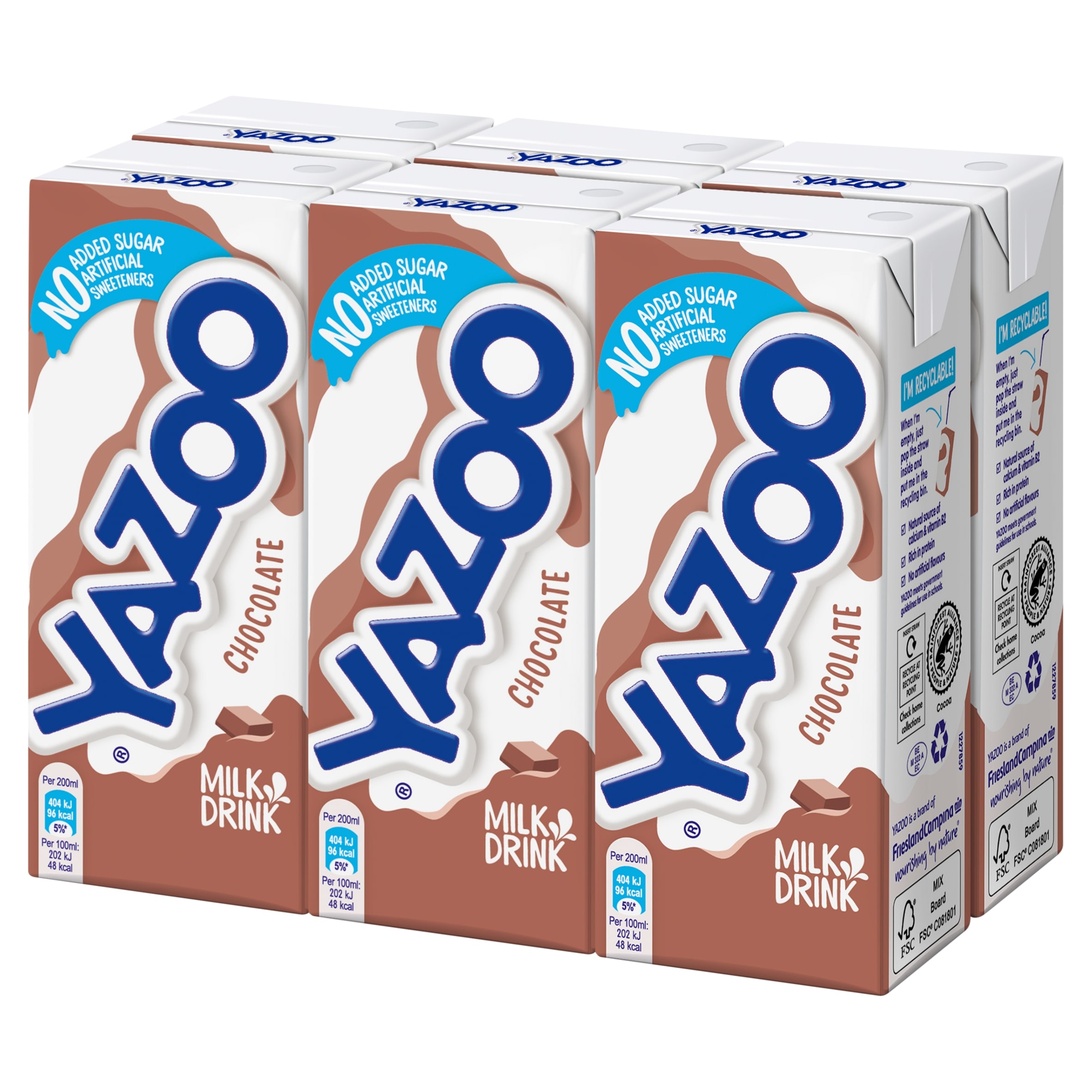 Yazoo Chocolate No Added Sugar Milk Drink