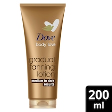 Dove Gradual Tanning Lotion Medium To Dark 200Ml