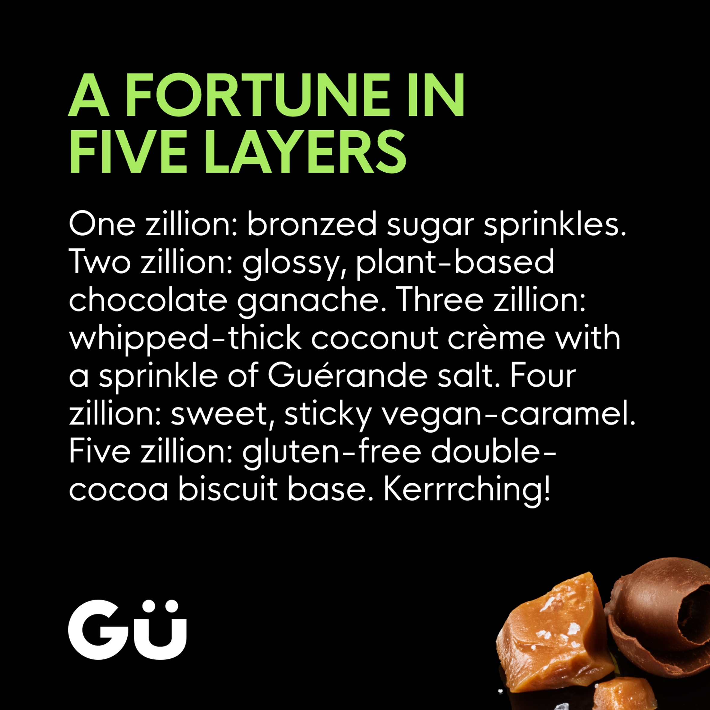 Gü Plant Zillionaire Vegan Cheesecake Dessert 2 x 91.5g thumbnail 3