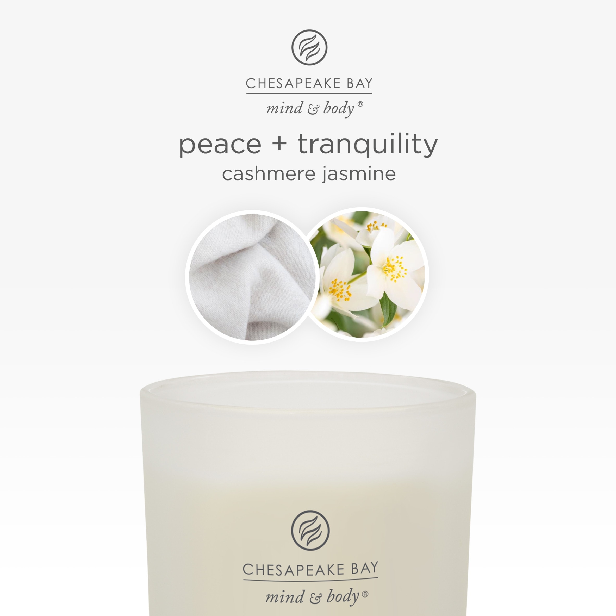 Chesapeake Bay Cashmere Jasmine Candle 355G thumbnail 2