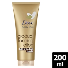 Dove Gradual Tanning Lotion Light/Med 200Ml