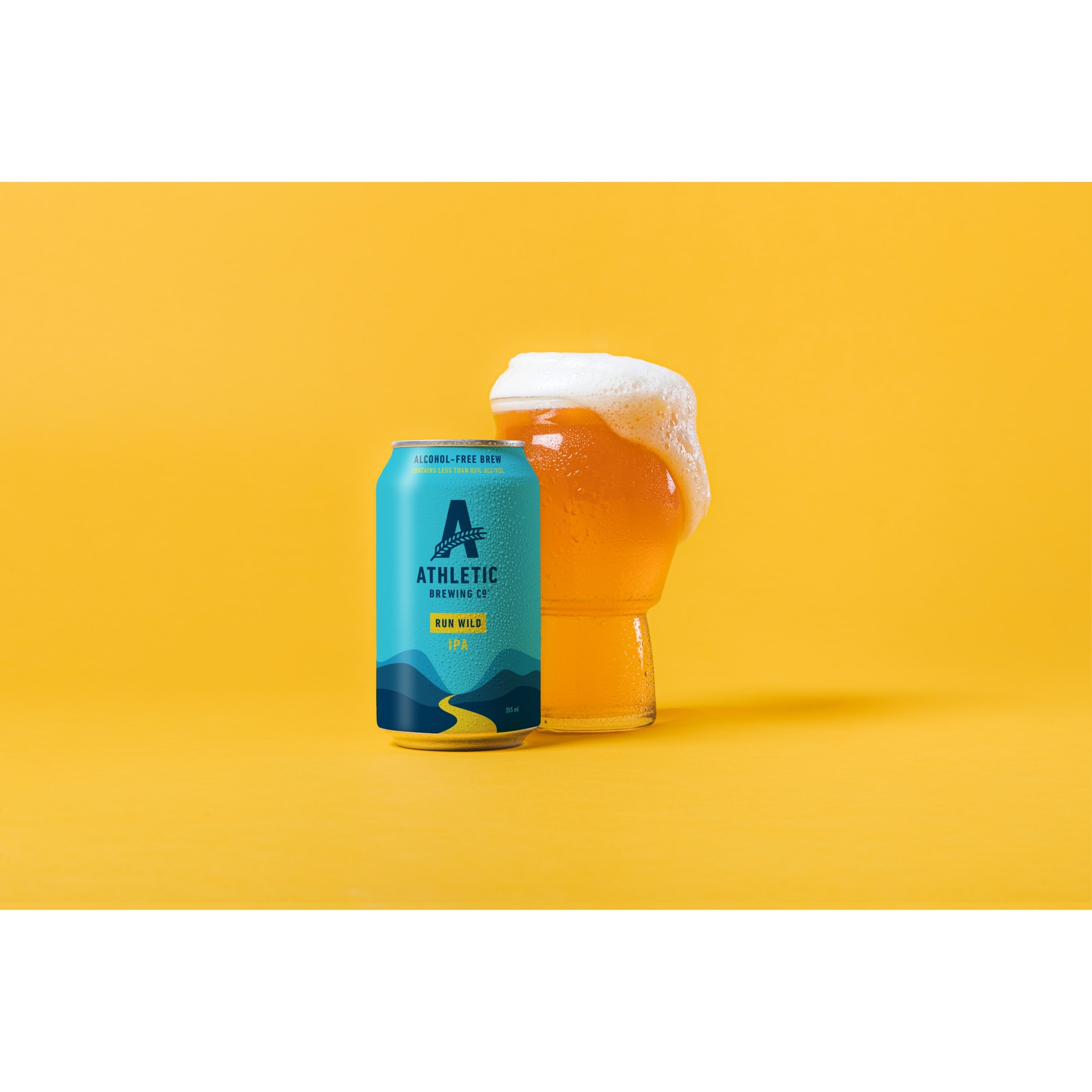 Athletic Brewing Co. Run Wild Alcohol Free Ipa 4X355ml thumbnail 2