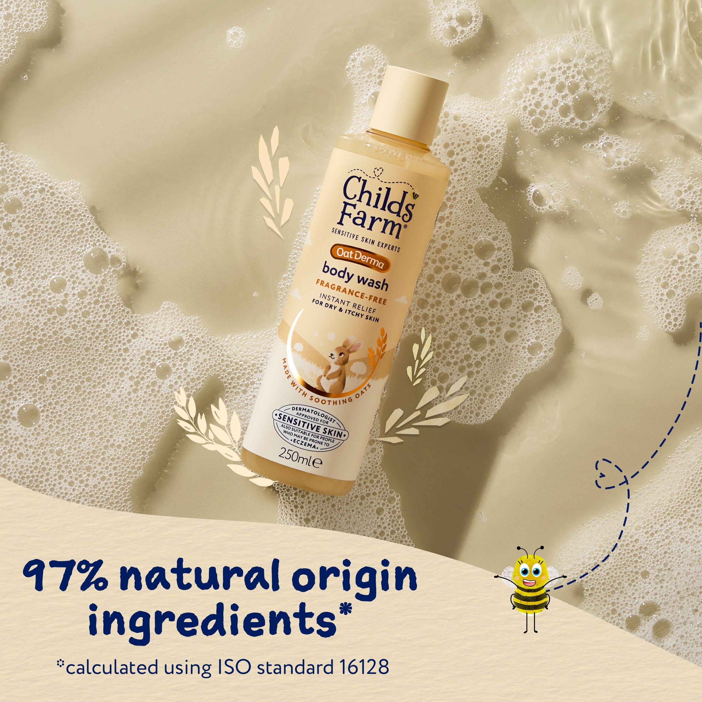 Childs Farm OatDerma Body Wash Fragrance-Free 250ml thumbnail 5