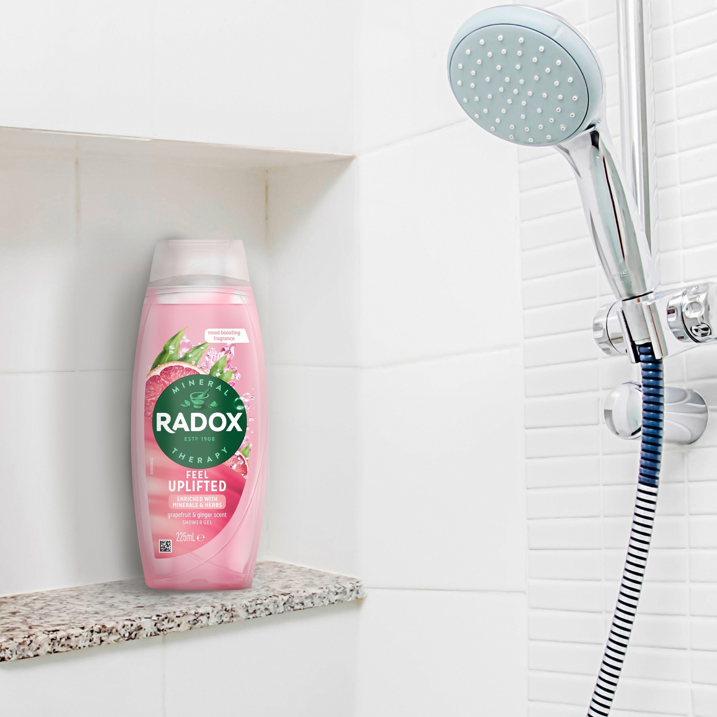 Radox Grapefruit & Ginger Feel Uplifted Shower Gel Body Wash 225ml thumbnail 4