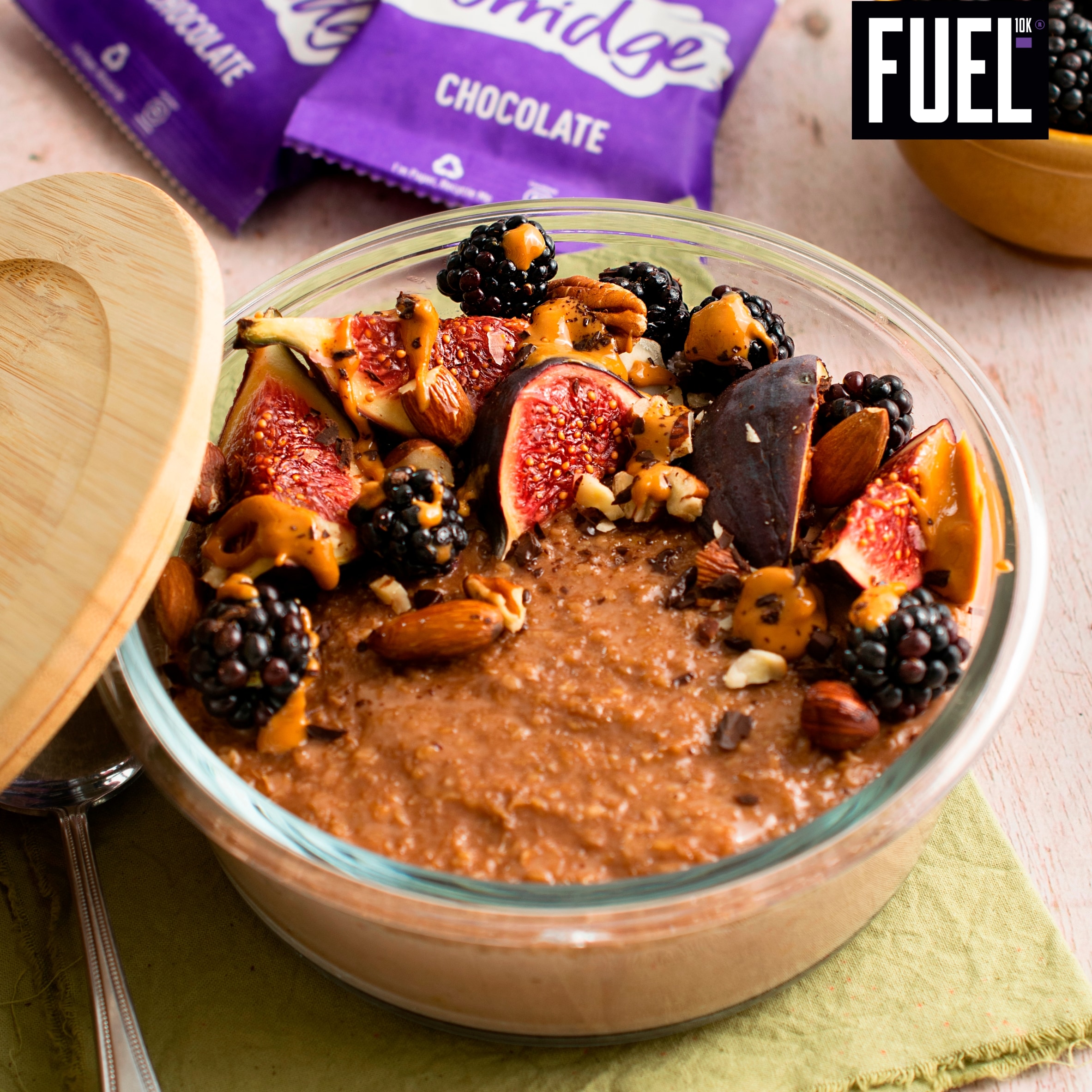 FUEL10K Chocolate Protein Porridge Oat Cereal Sachets 10x36g thumbnail 5