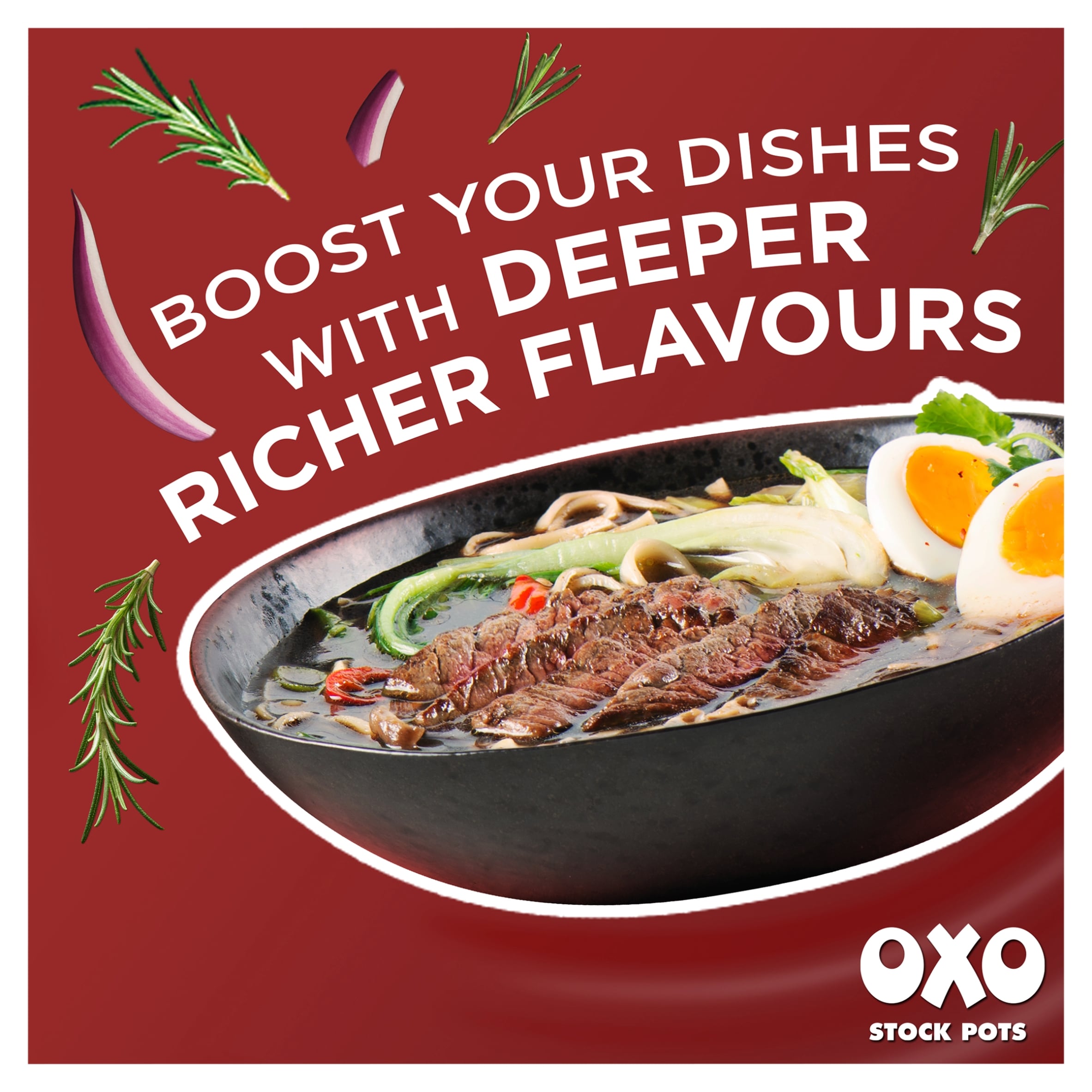 Oxo Reduced Salt Beef Stock Pots With Rosemary 4X20g thumbnail 3