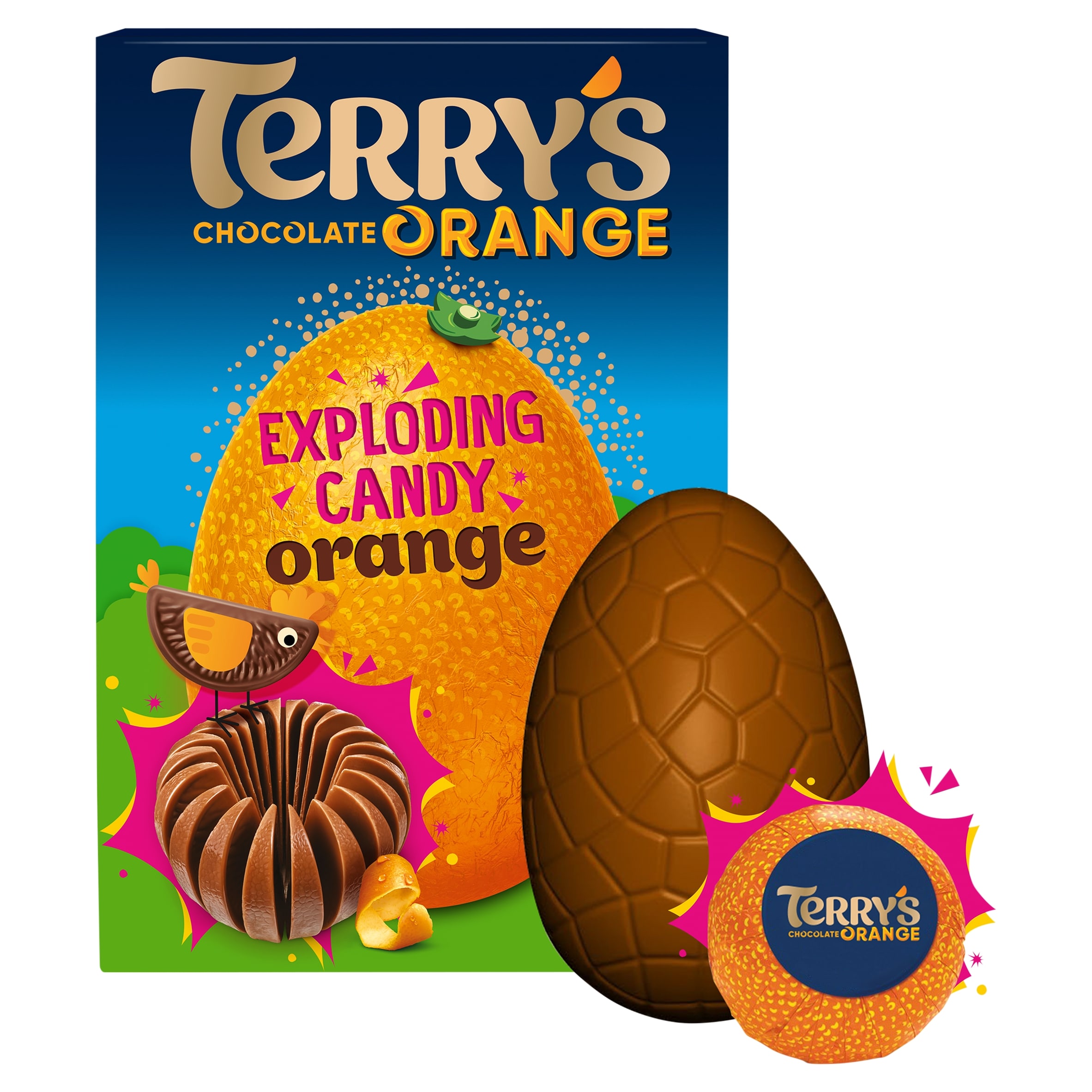 Terry's Chocolate Orange Exploding Candy Easter Egg 297g thumbnail 2