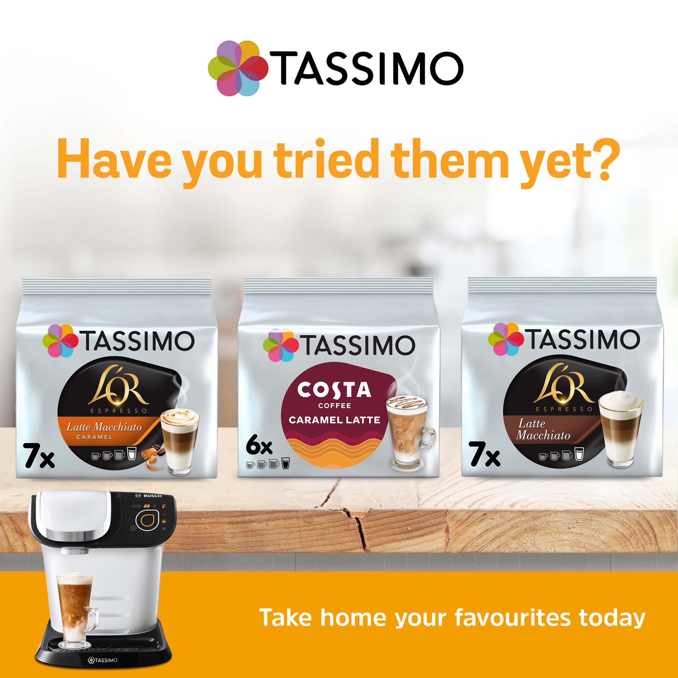 Tassimo Costa Latte 6 Pack 167.4G thumbnail 3