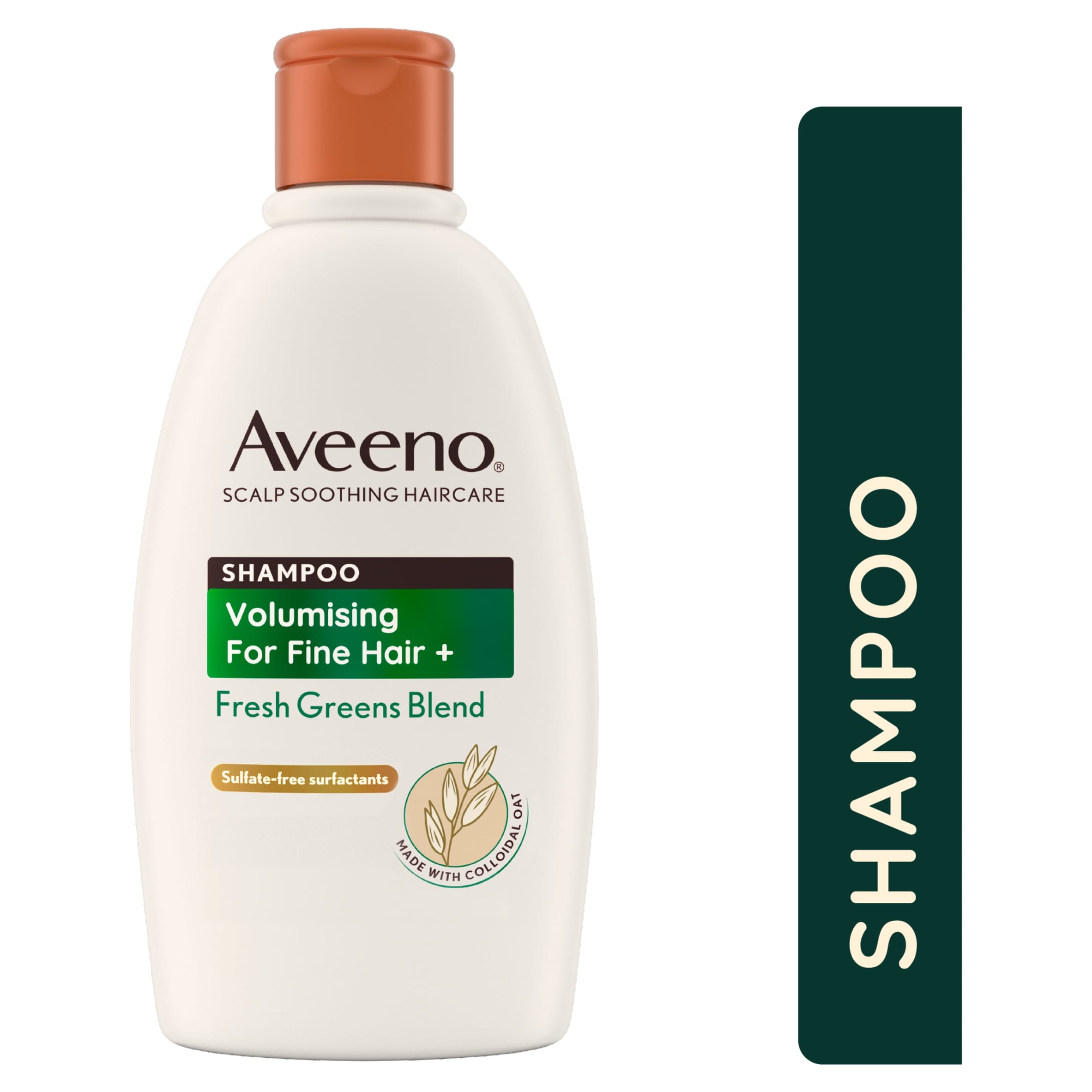Aveeno Scalp Soothing Volumising Fresh Greens Shampoo for Fine Hair
