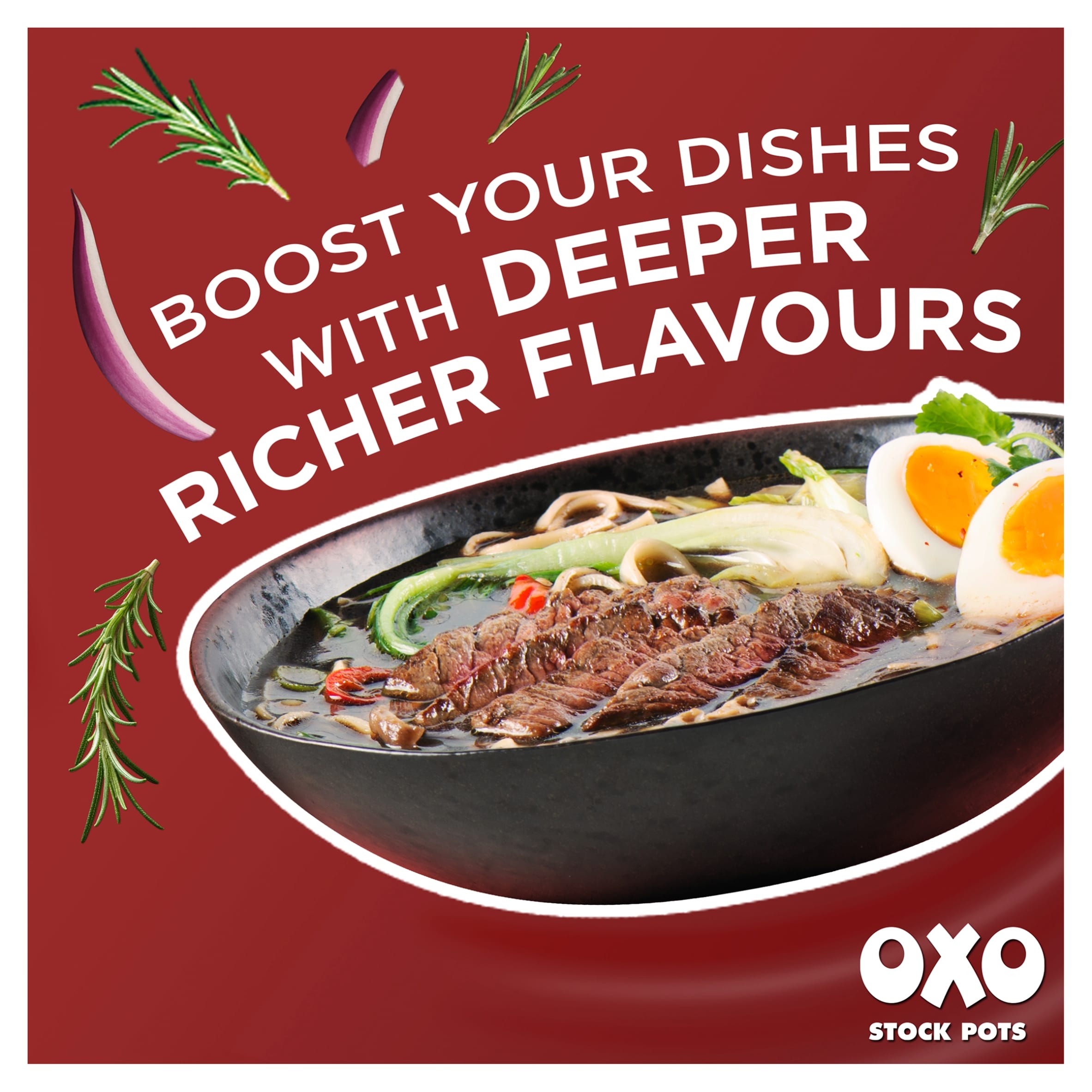 Oxo Beef Onion & Rosemary Stock Pot 4 Pack 80G thumbnail 4