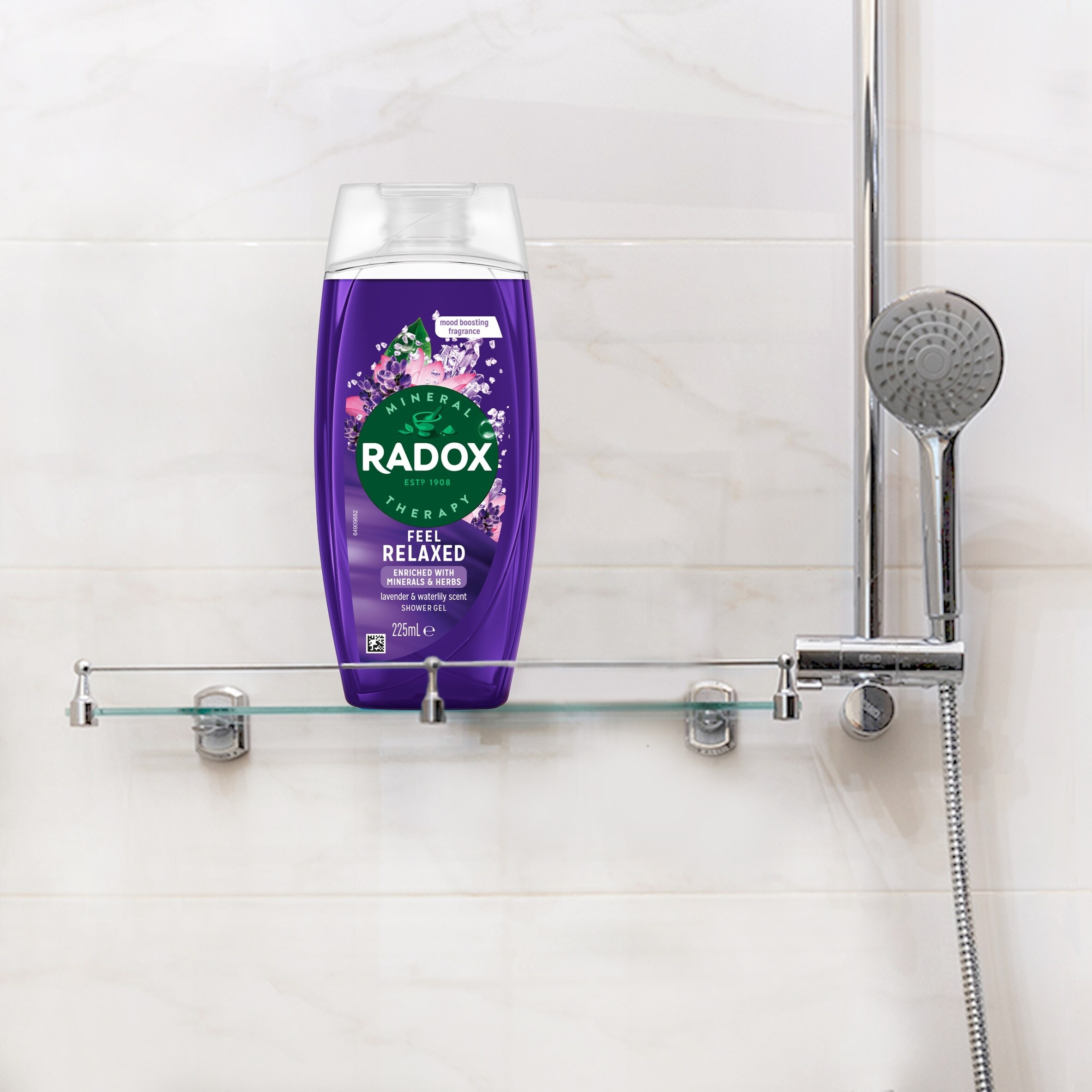 Radox Lavender Feel Relaxed Shower Gel Body Wash 225ml thumbnail 4