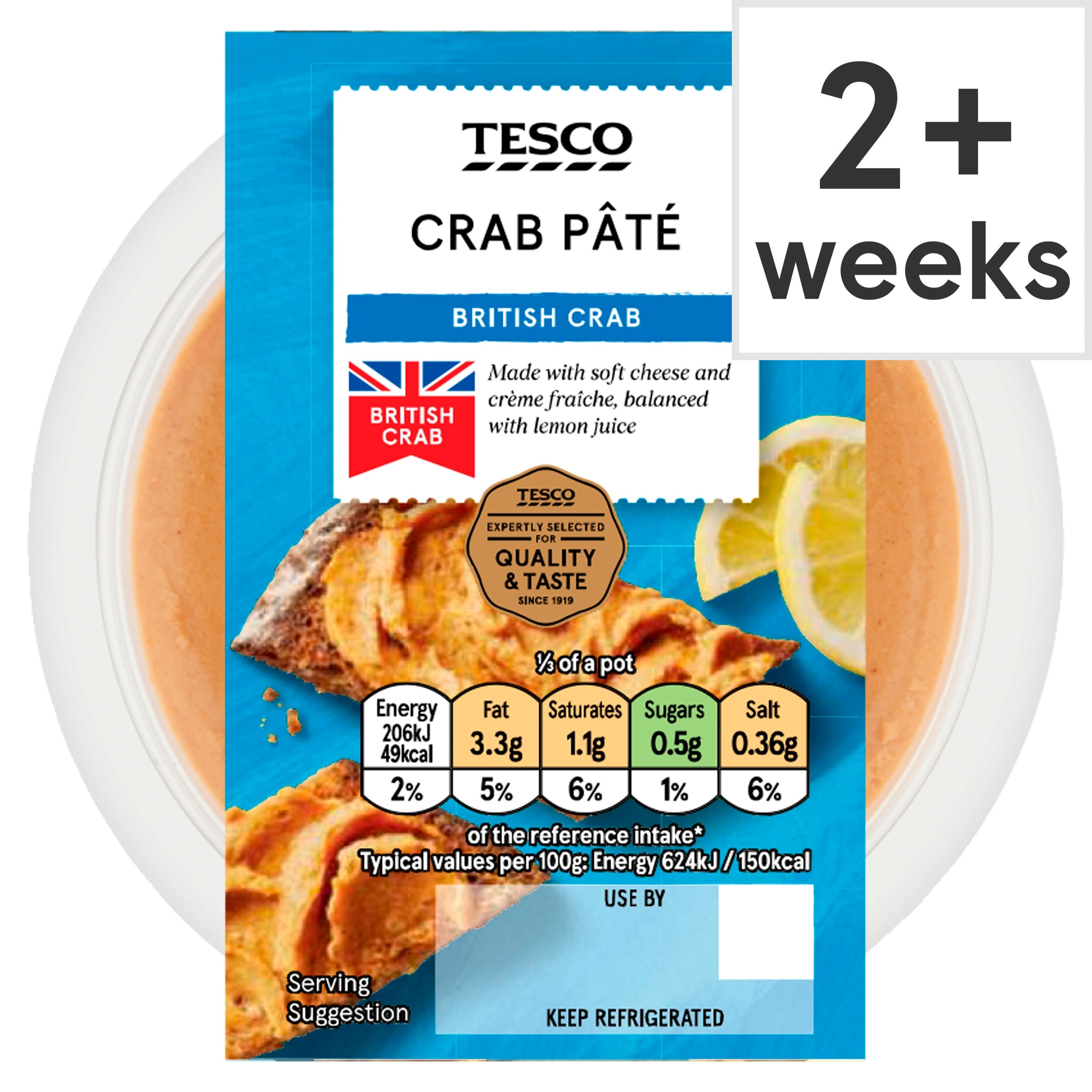 Tesco Crab Pate 100G