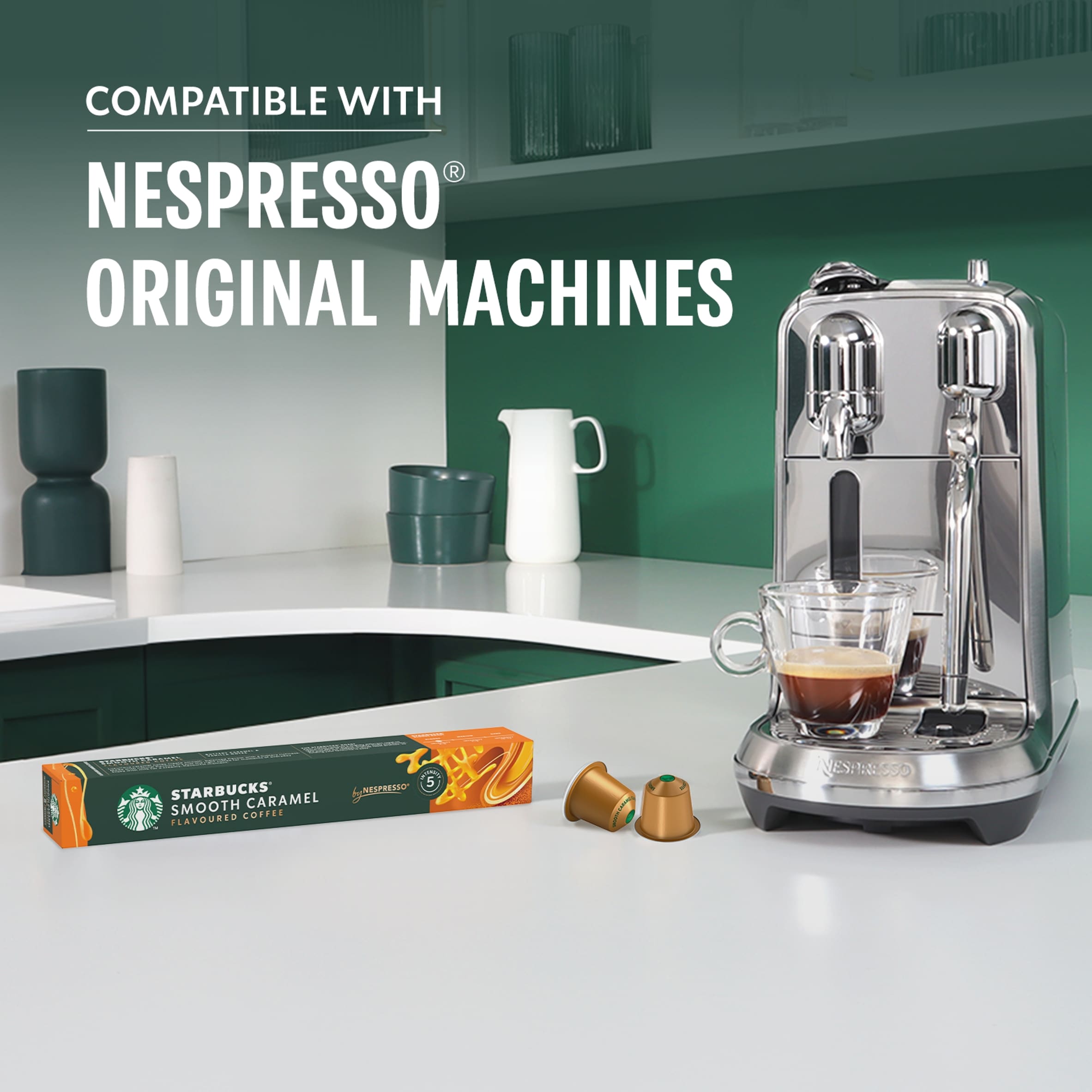 Starbucks Smooth Caramel Flavoured Coffee Pods x10 51g thumbnail 5