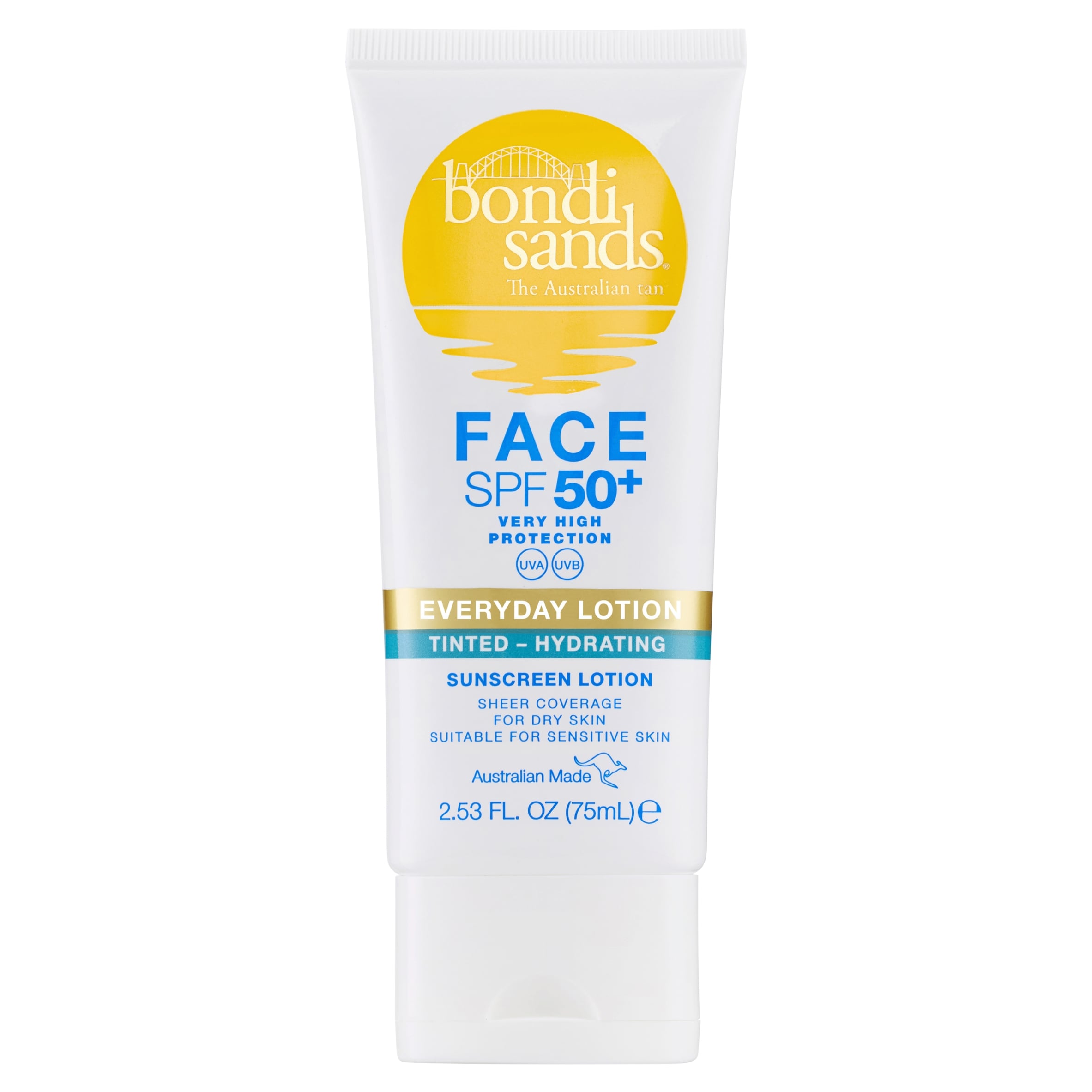 Bondi Sands Face Spf50+ Fragrance Free Hydrating Face Lotion 75Ml