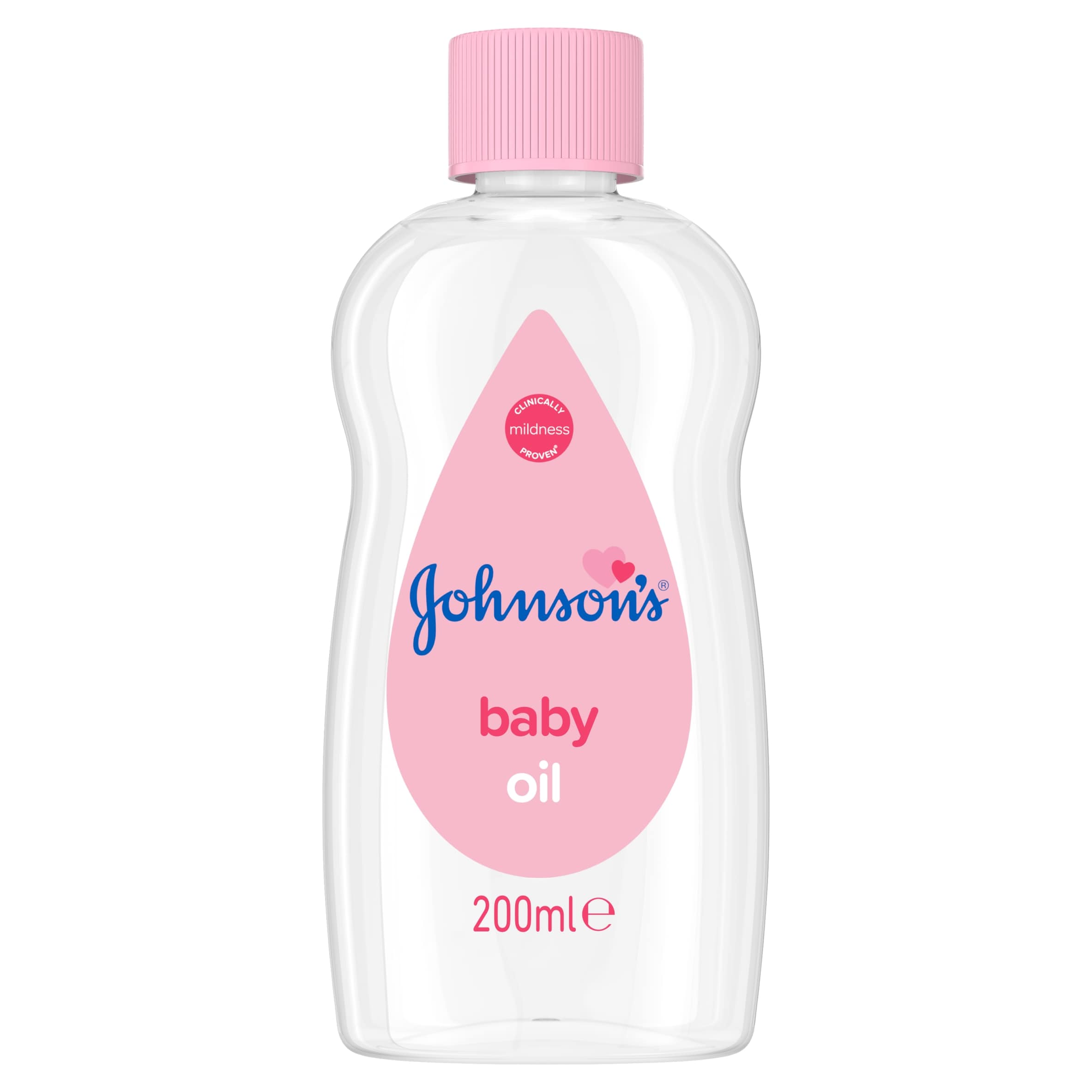 Johnson's Baby Oil 200 ml Moisturising Baby Oil to Protect Delicate Skin