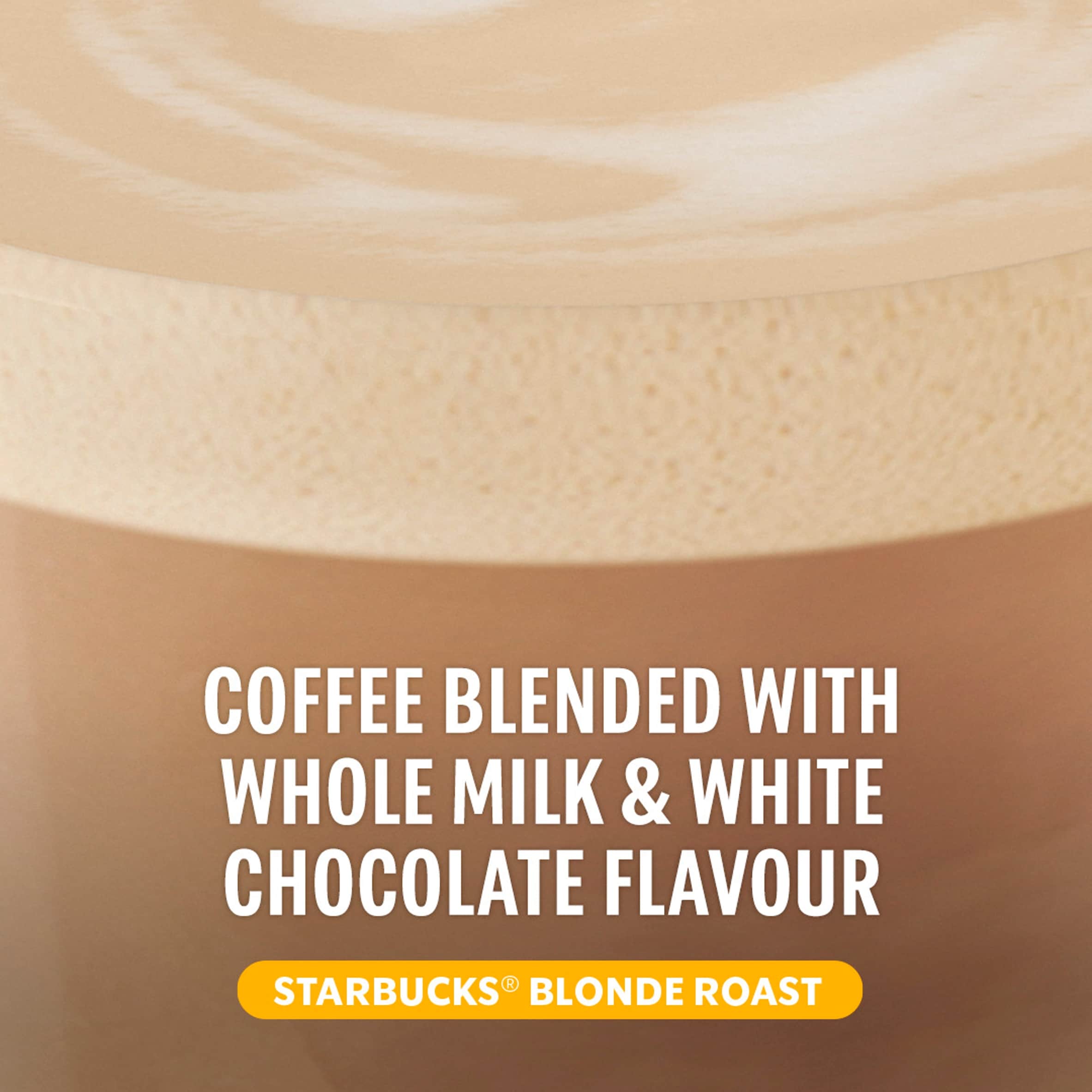 Starbucks by Nescafe Dolce Gusto White Mocha Coffee Pods x12 123g thumbnail 3