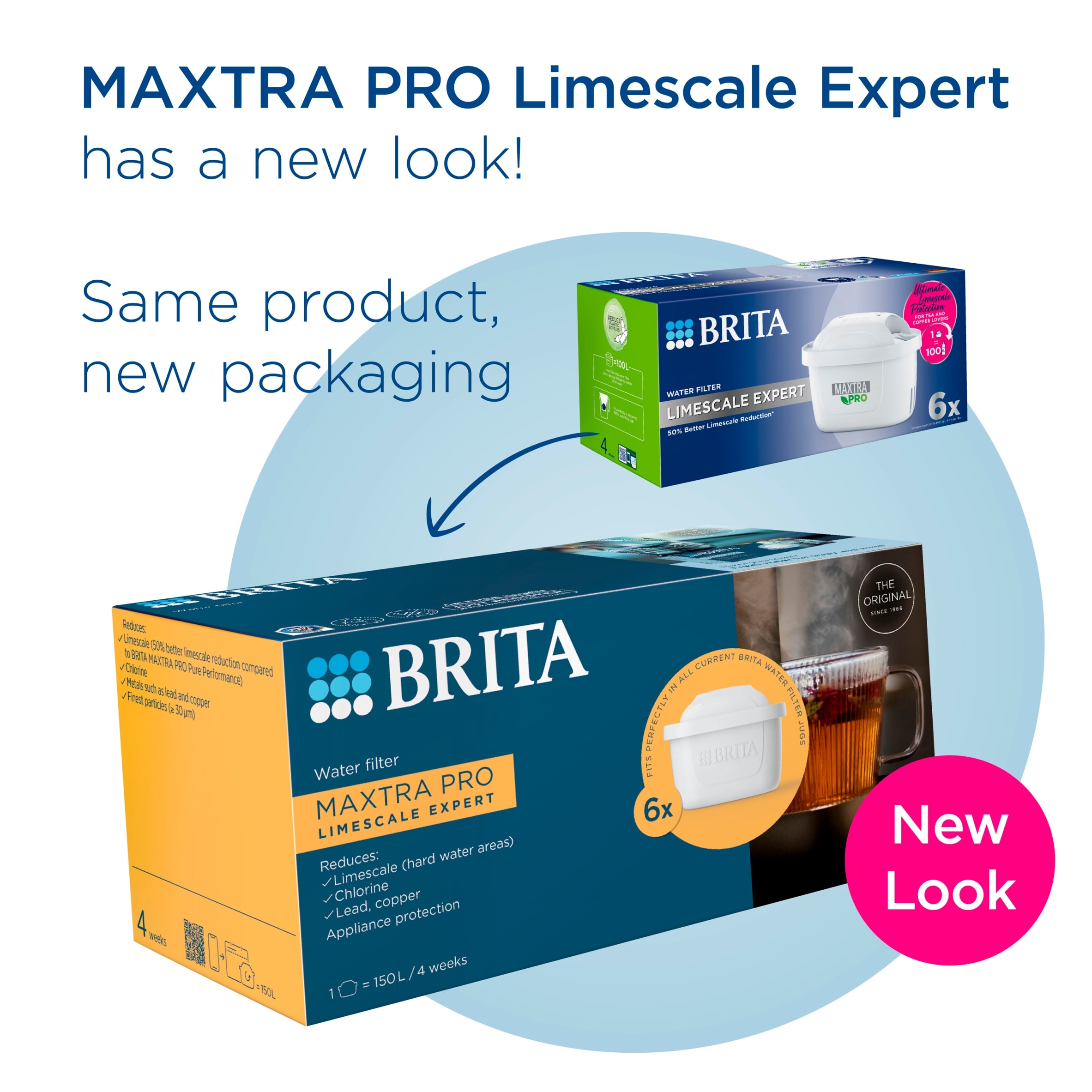 BRITA Maxtra PRO Limescale Expert Water Filter Cartridges 6pk thumbnail 2