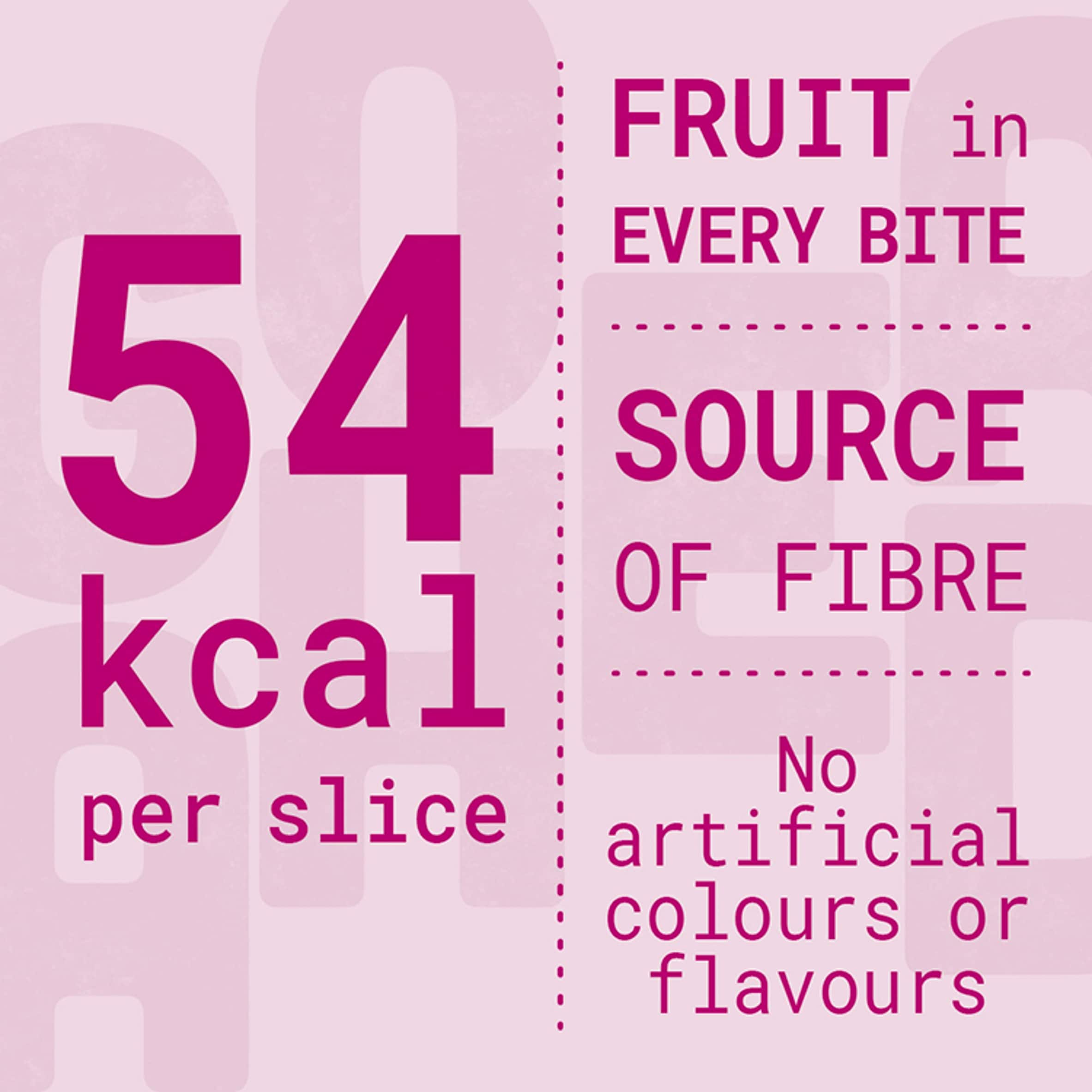 Go Ahead Raspberry Crispy Fruit Slices Snack Bars Multipack 4 x 43.6g thumbnail 2