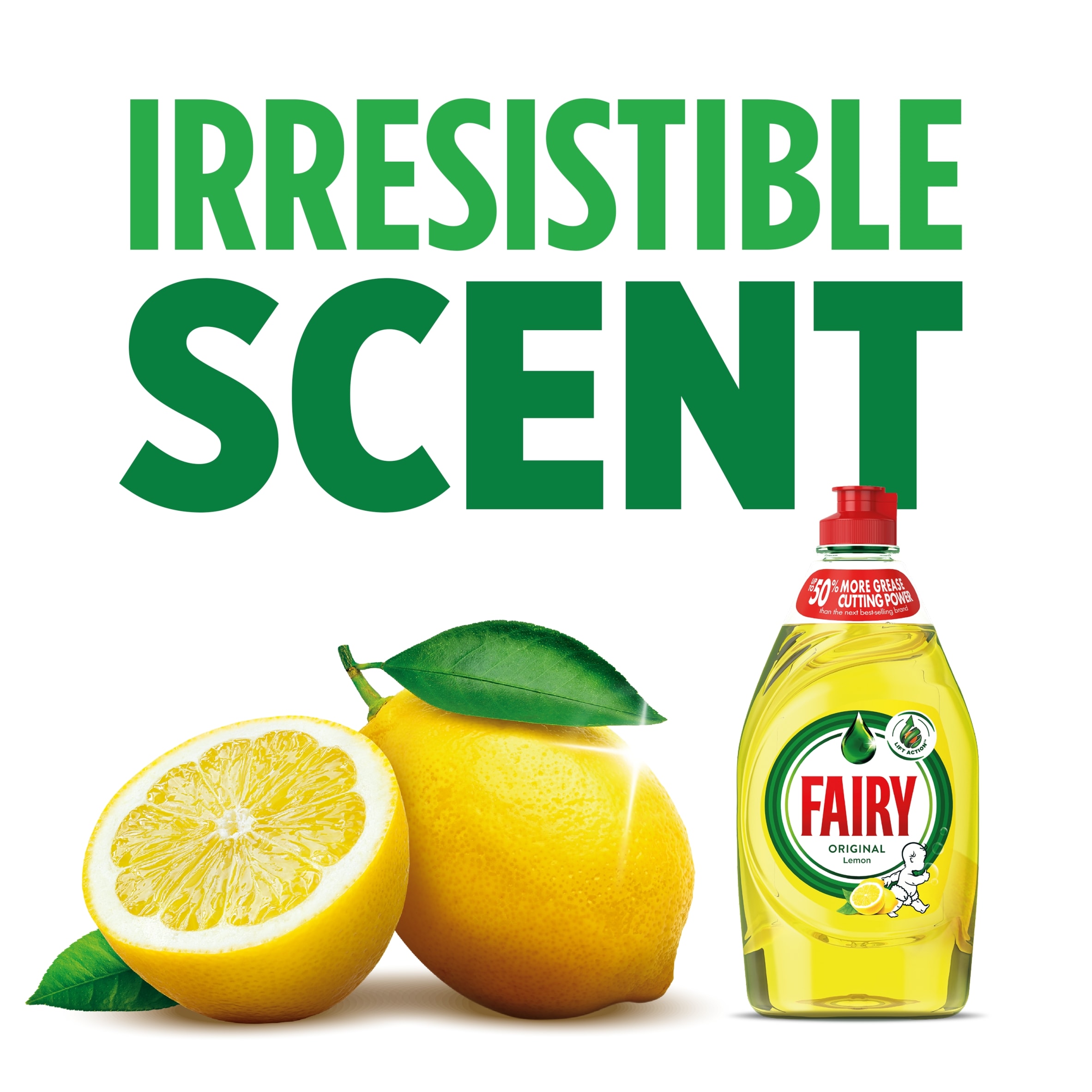 Fairy Lemon Washing Up Liquid 320Ml thumbnail 4