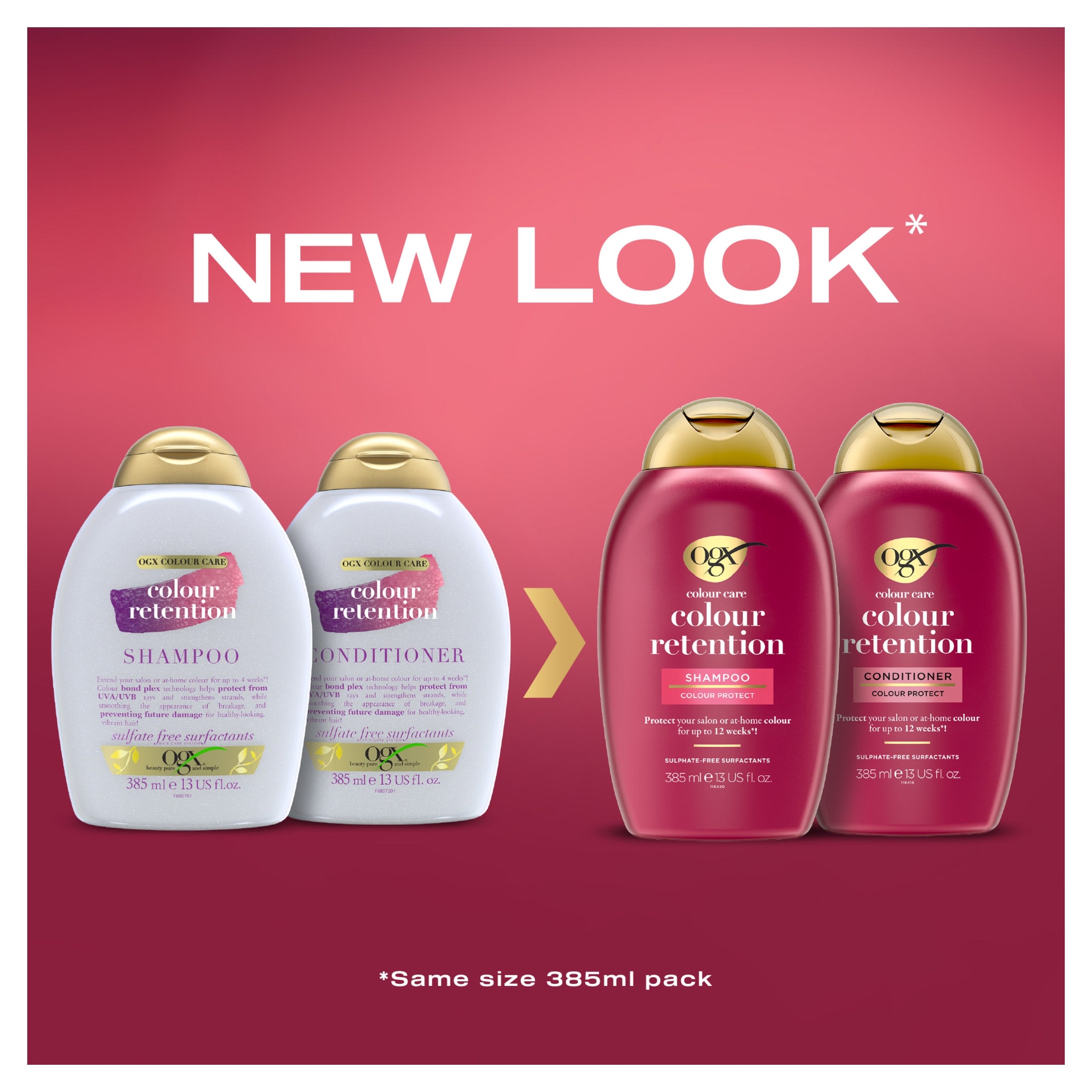 OGX Colour Retention Shampoo with Bond Plex Technology 385ml thumbnail 3