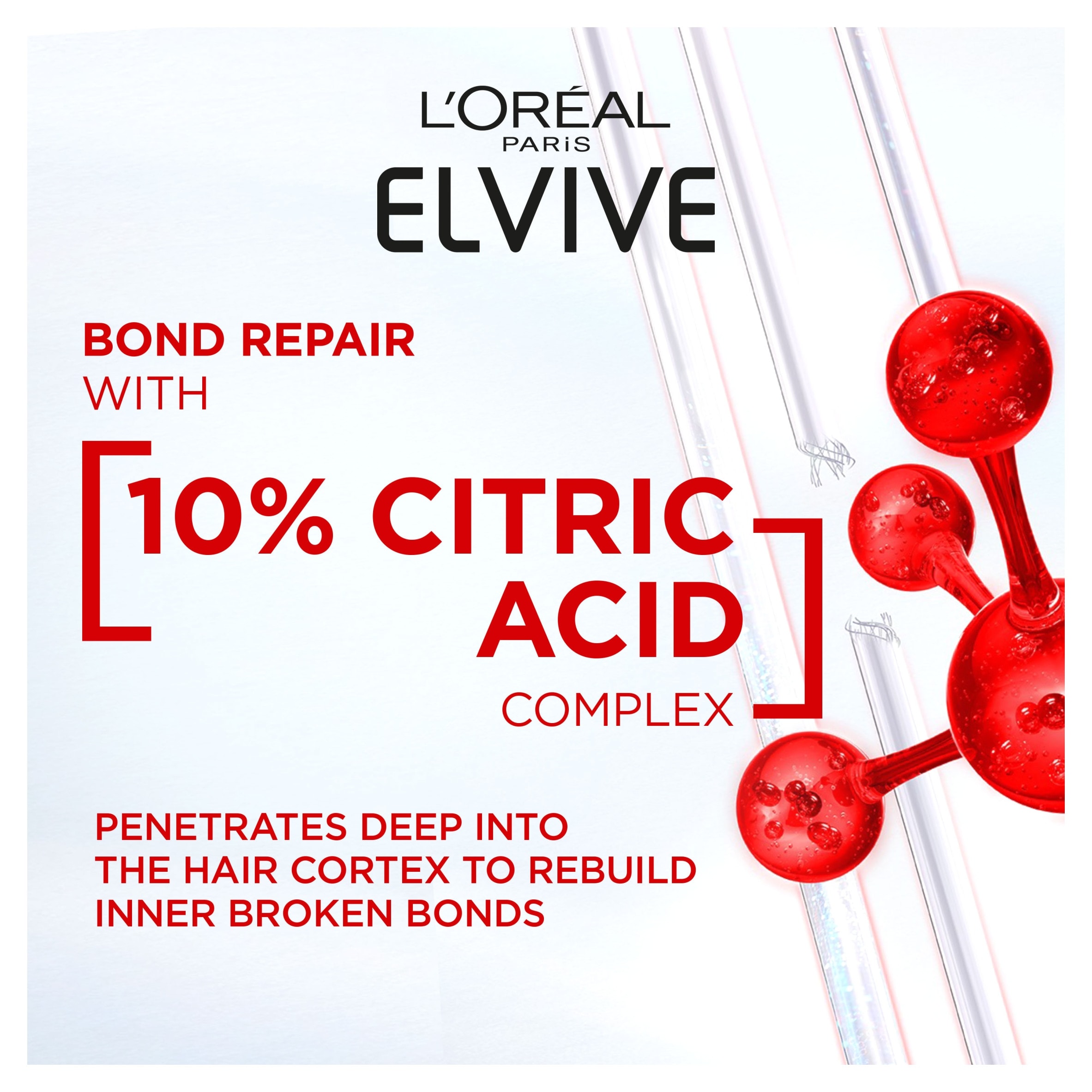 L'Oreal Elvive Bond Repair Conditioner 150ml thumbnail 4