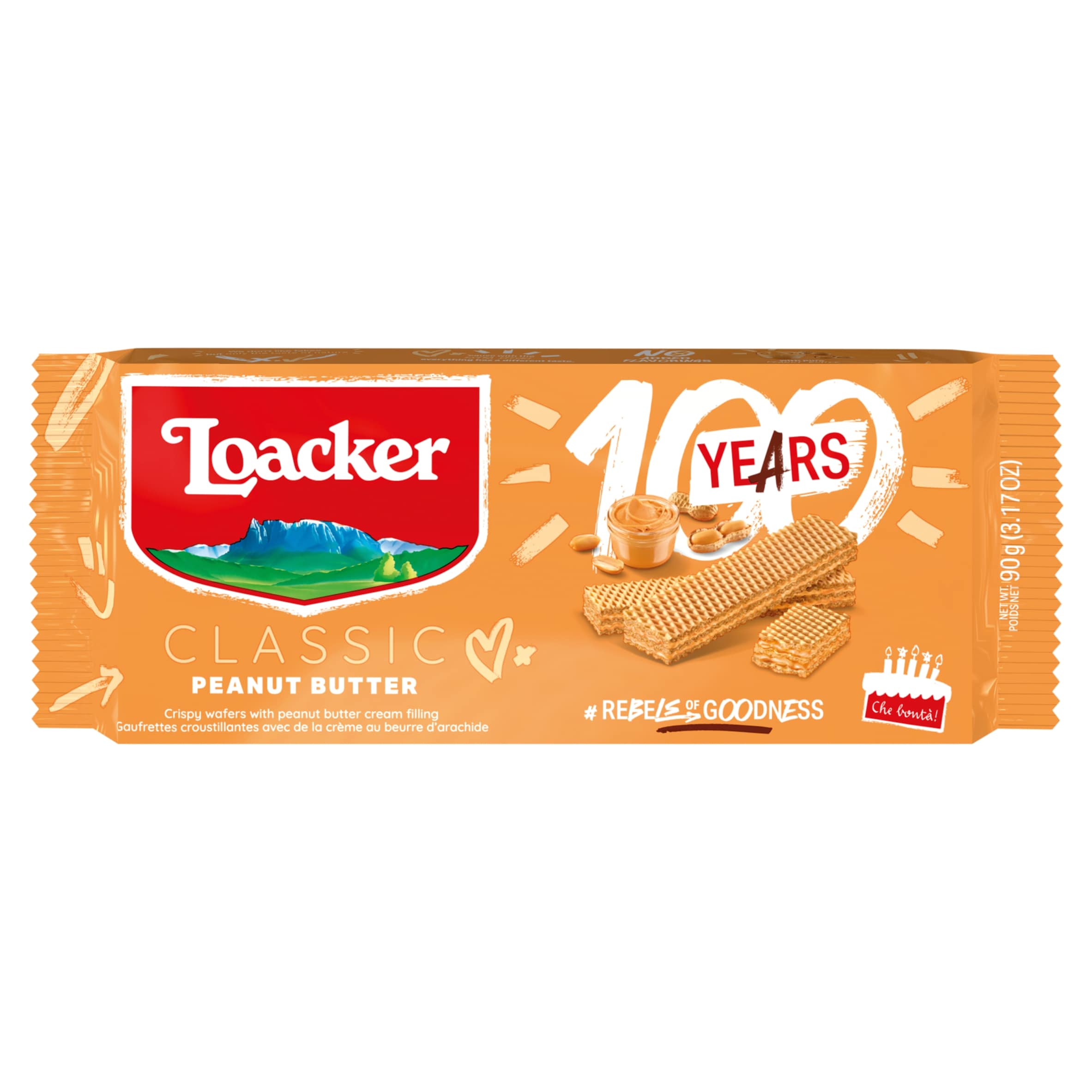 Loacker Classic Peanut Butter Wafer