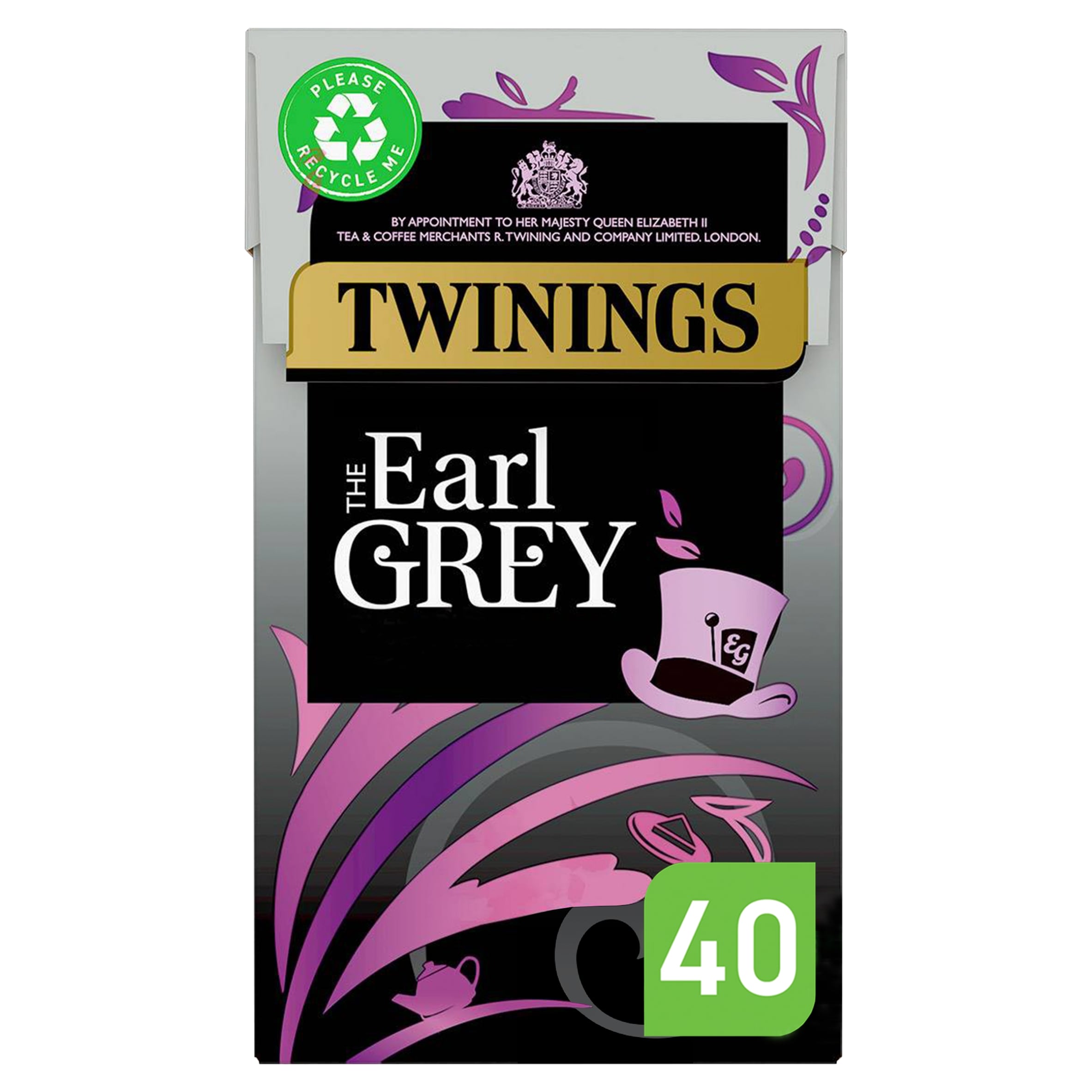 Twinings 40 Earl Grey T Bags 100G