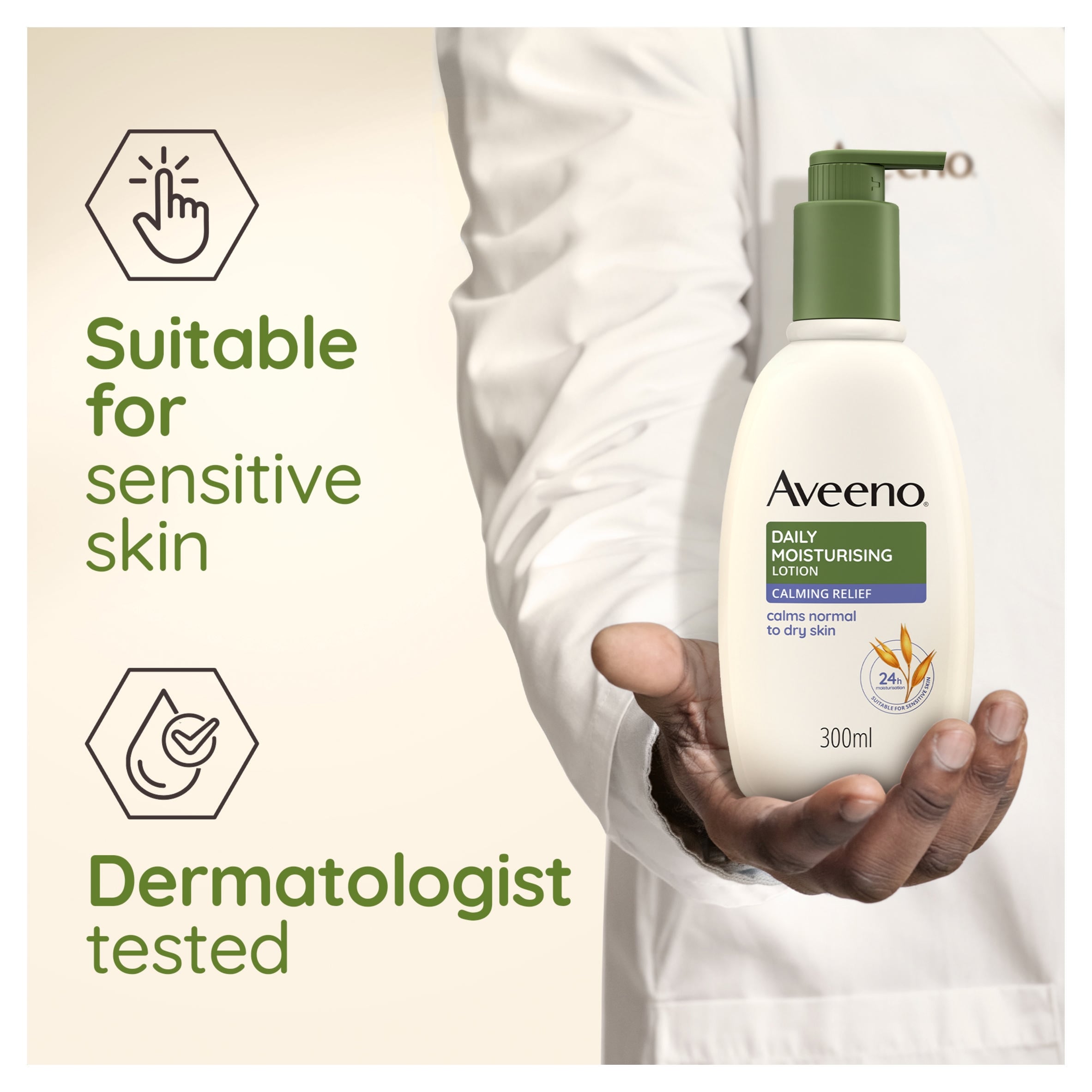 Aveeno Daily Moisturising Lotion Calming Relief 300ml thumbnail 5