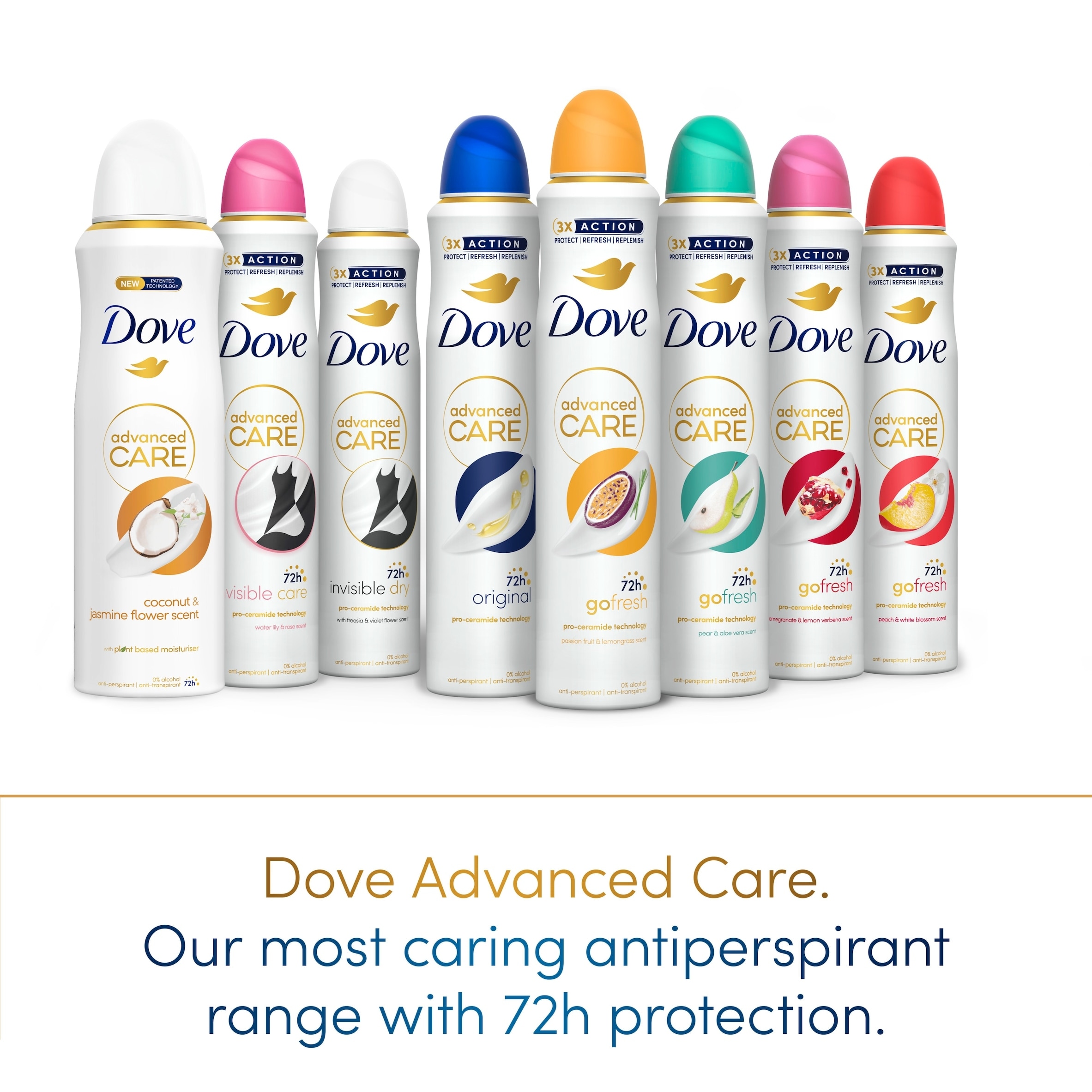 Dove Women Go Fresh Pomegranate 72h Advanced Care Antiperspirant Deodorant 200ml thumbnail 3
