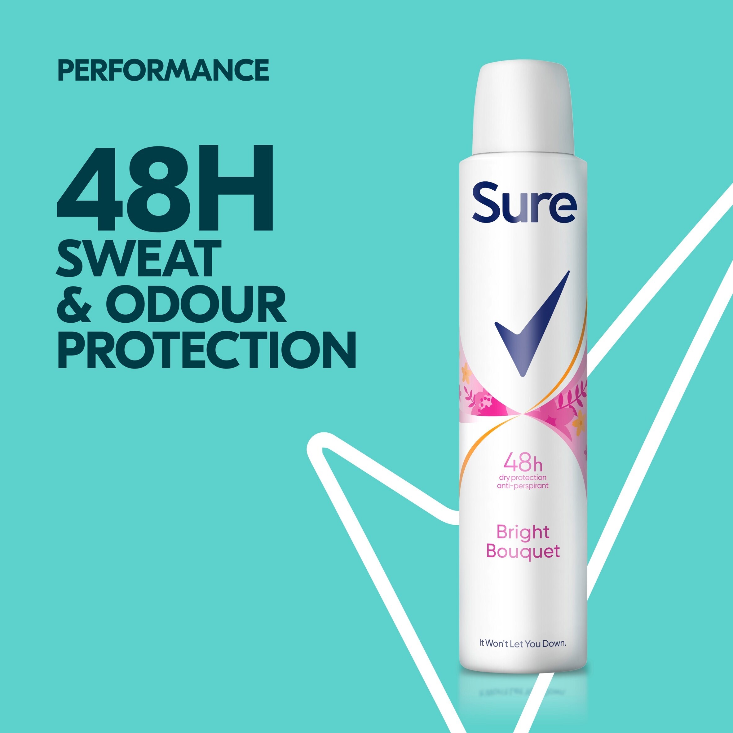 Sure Women Bright Bouquet 48h Antiperspirant Deodorant 200ml thumbnail 2