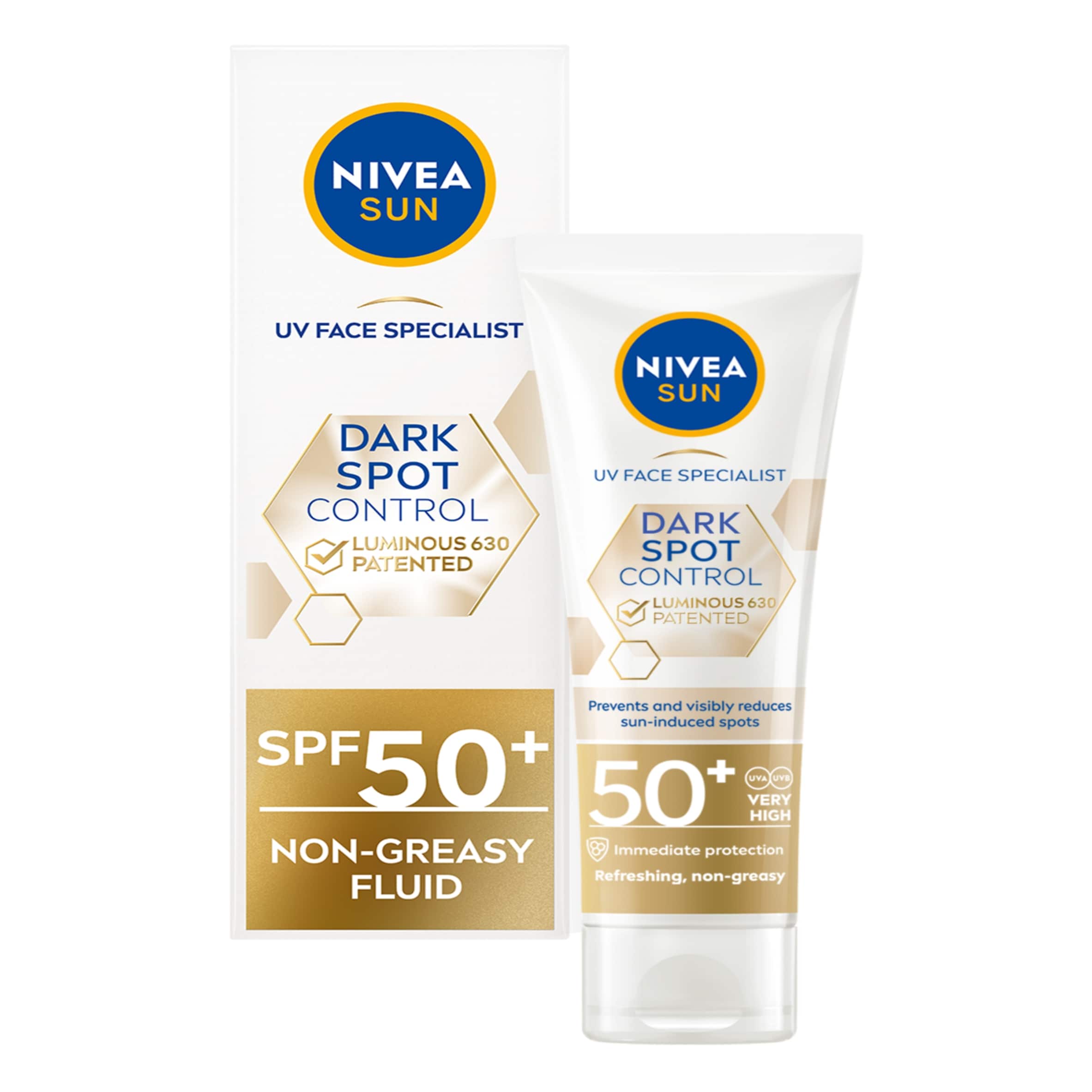 NIVEA Sun Dark Spot Control Luminous 630 Sun Fluid SPF50 40ml