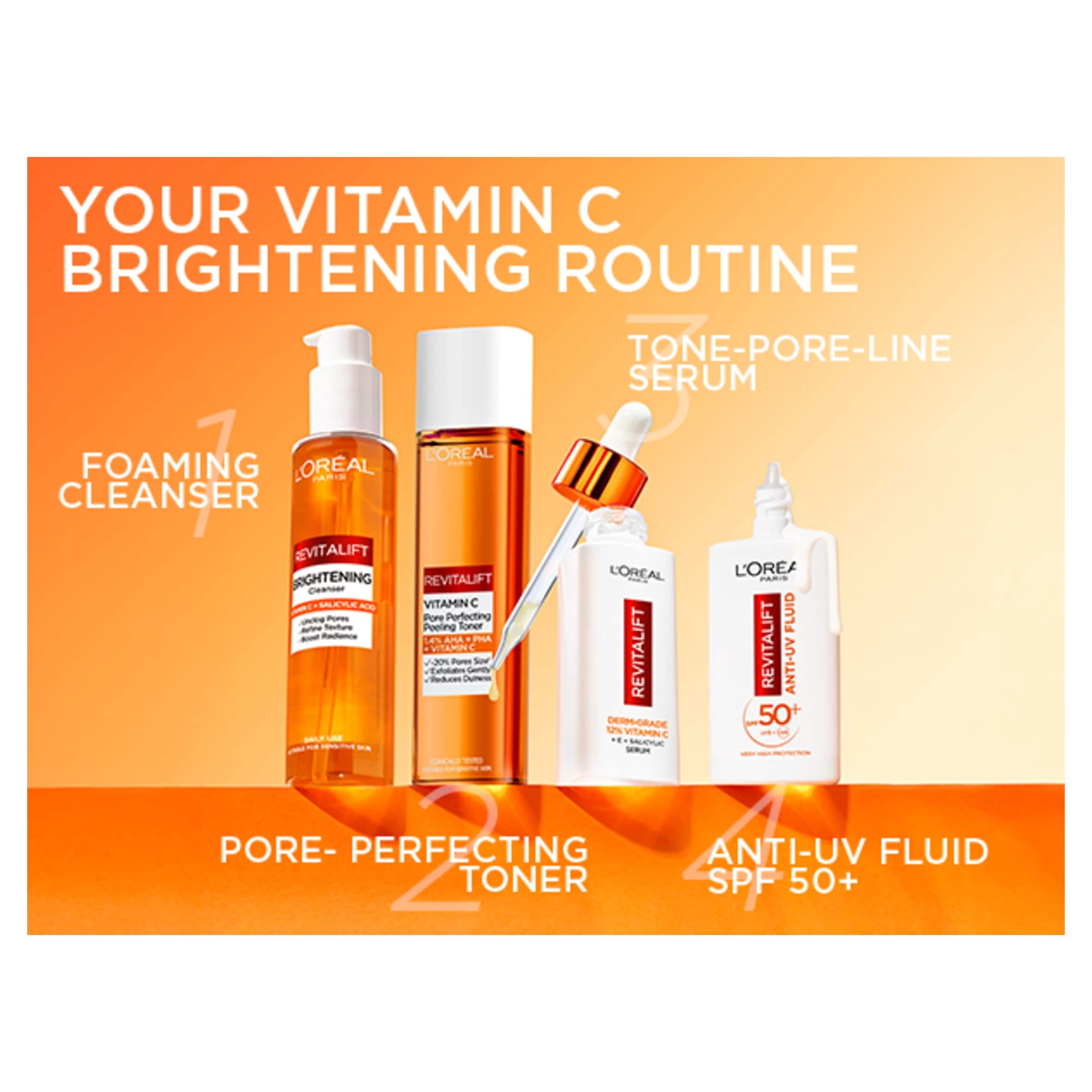 L'Oreal Paris Revitalift Clinical Anti-UV Fluid SPF50+ 50ml thumbnail 4